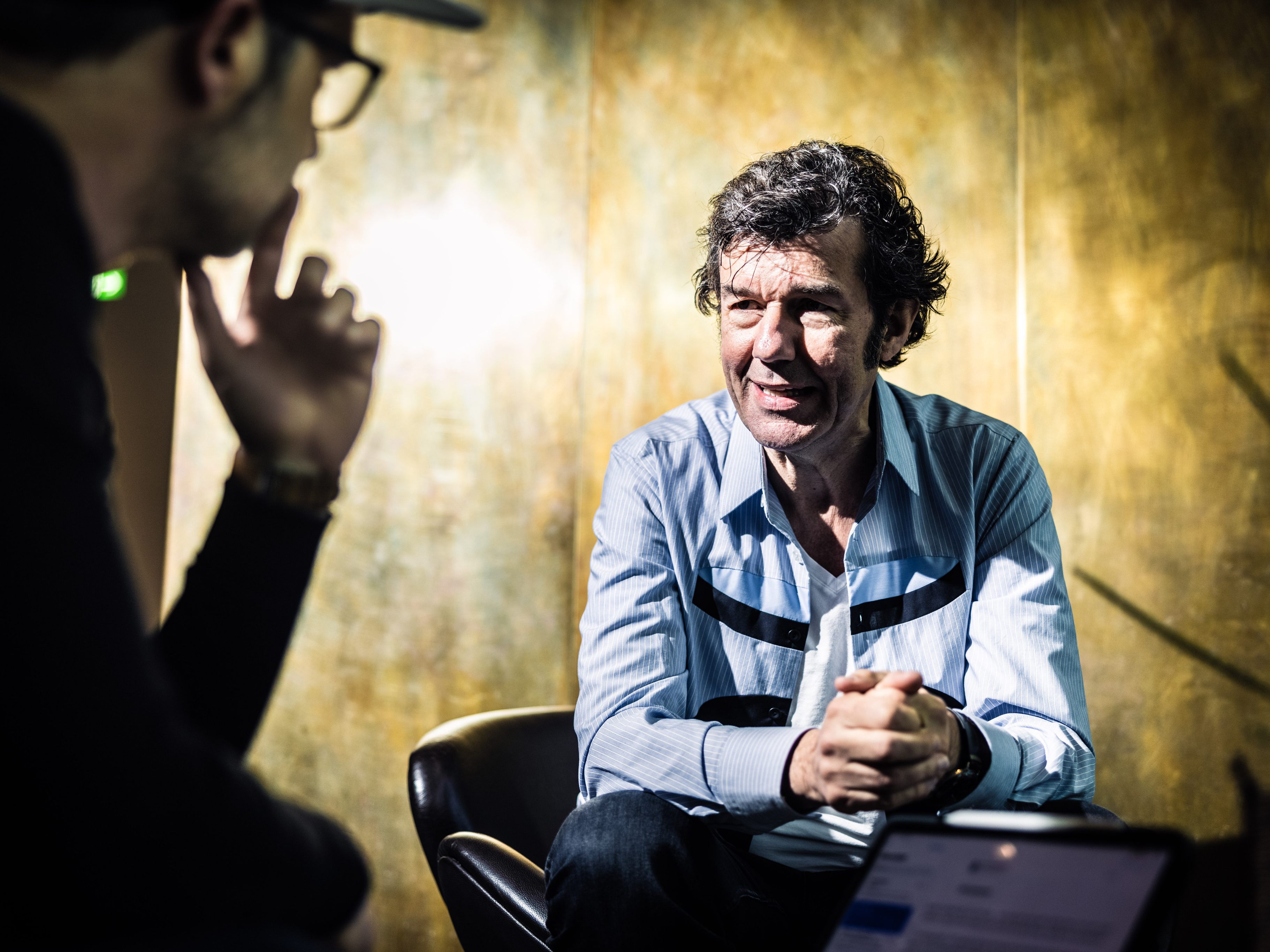 Stefan Sagmeister im Sonntags-Talk. Stefan Sagmeister im Sonntags-Talk.