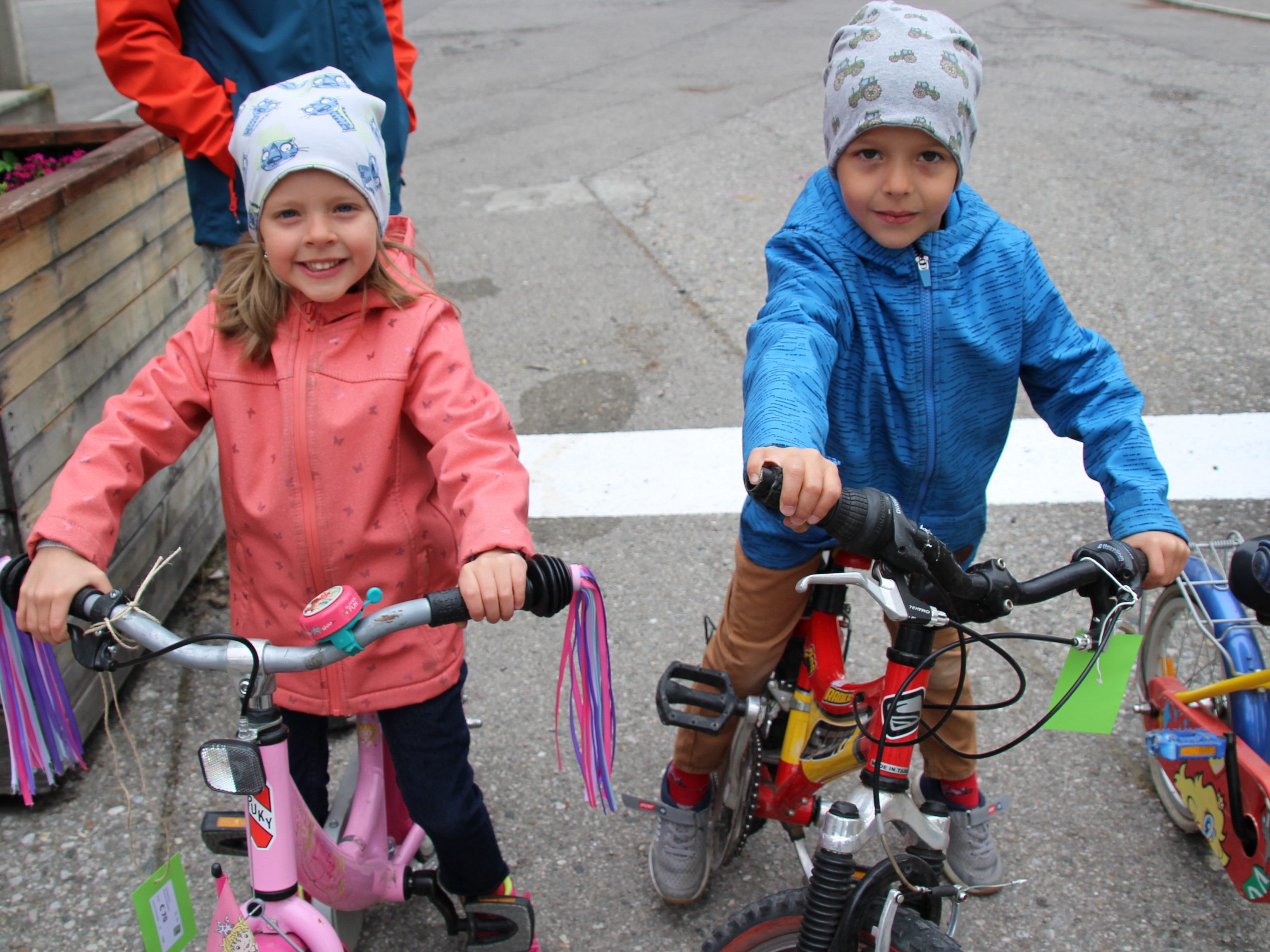 Doris und David waren von der Bike-Auswahl begeistert.