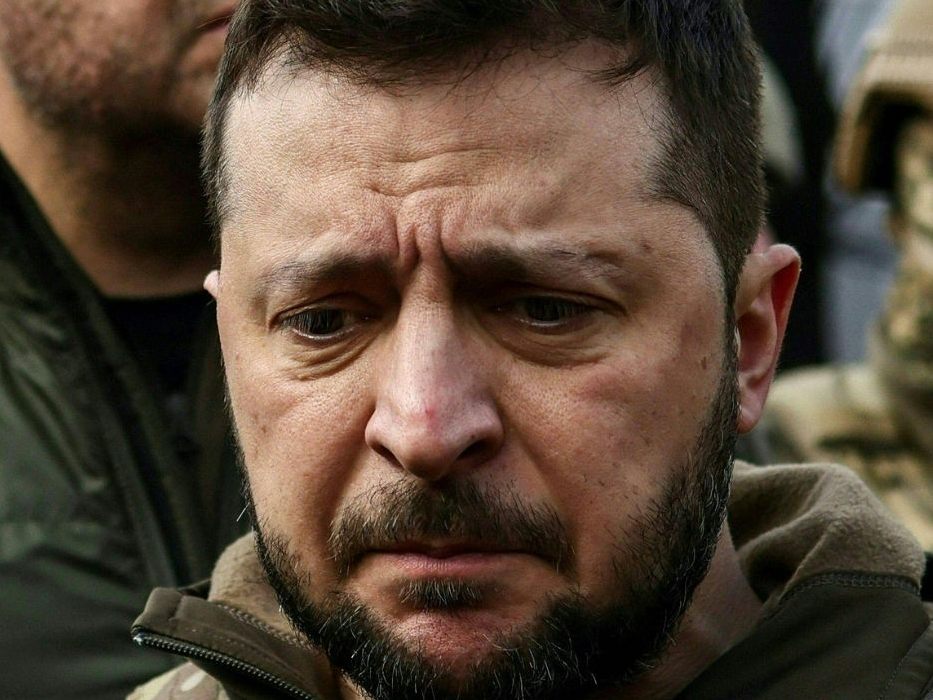 Wolodymyr Selenskyj nach einem Monat Krieg im eigenen Land.