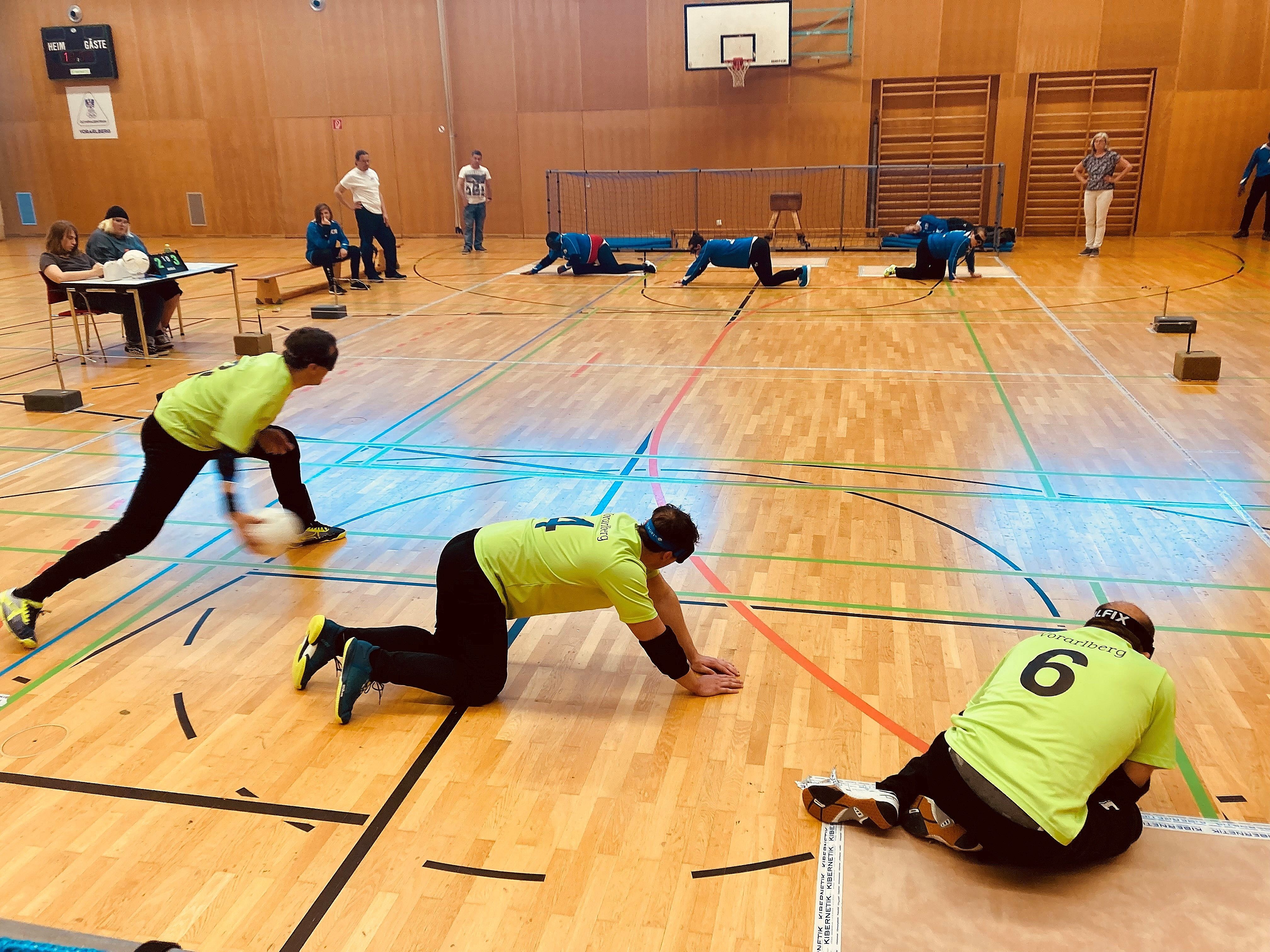 Das Olympiazentrum in Dornbirn war vergangene Woche Austragungsort für das internationale Torball-Turnier im Blindensport. Das Olympiazentrum in Dornbirn war vergangene Woche Austragungsort für das internationale Torball-Turnier im Blindensport.