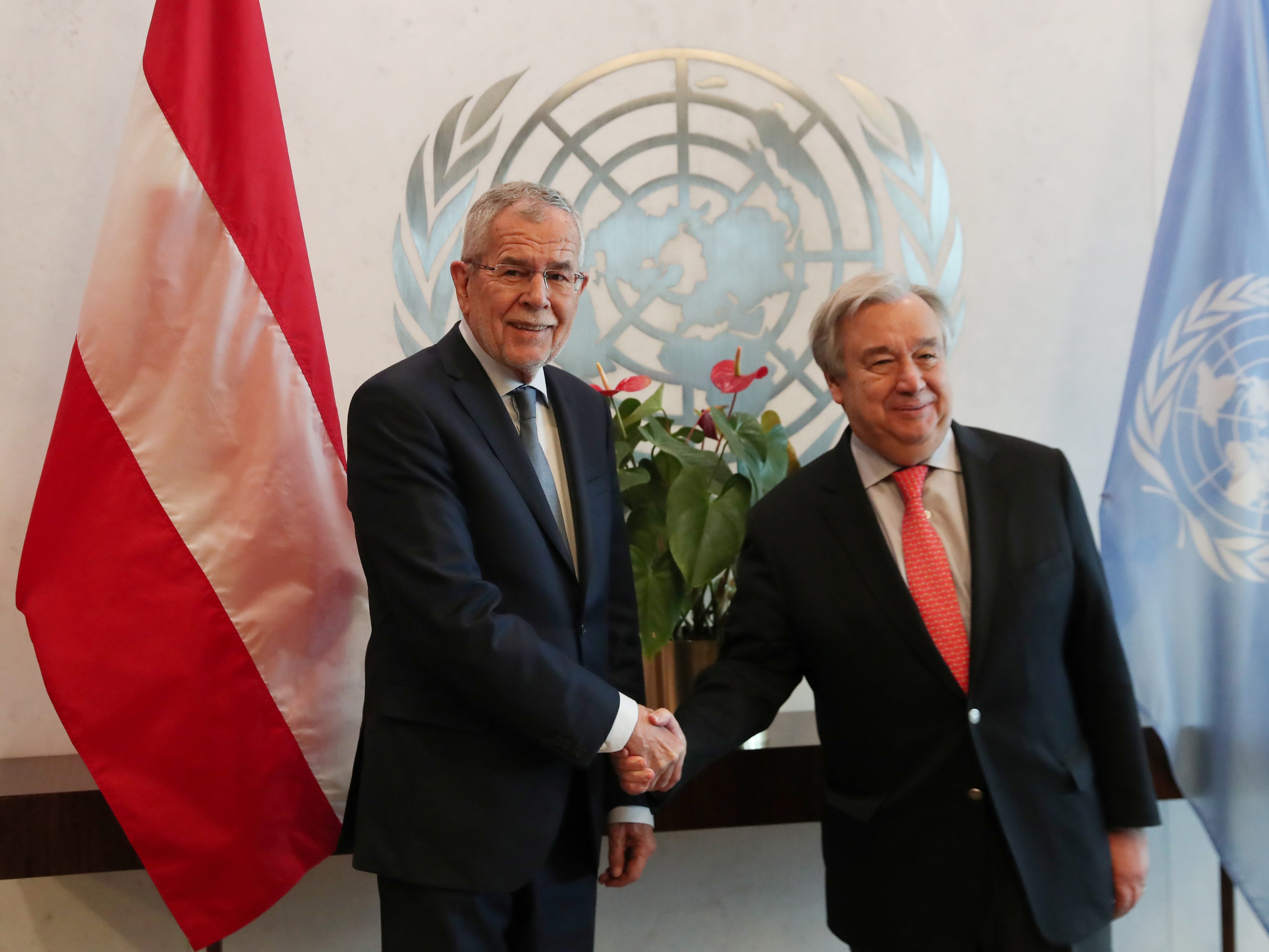 Van der Bellen empfängt am Mittwoch UNO-General Guterres in Wien. Van der Bellen empfängt am Mittwoch UNO-General Guterres in Wien.