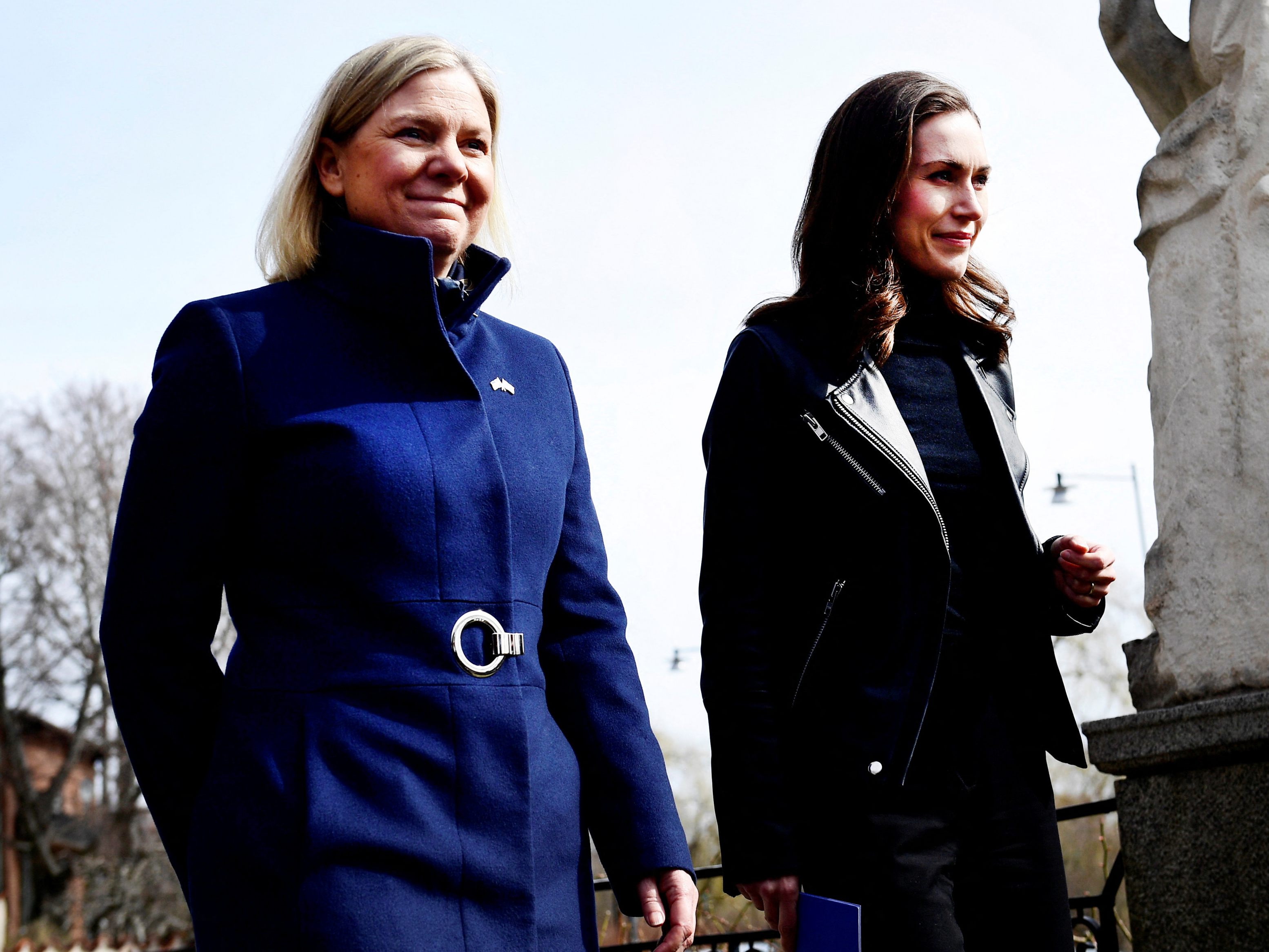 Die Ministerpräsidentinnen von Finnland und Schweden könnten ihre Länder schon bald in die NATO führen Die Ministerpräsidentinnen von Finnland und Schweden könnten ihre Länder schon bald in die NATO führen