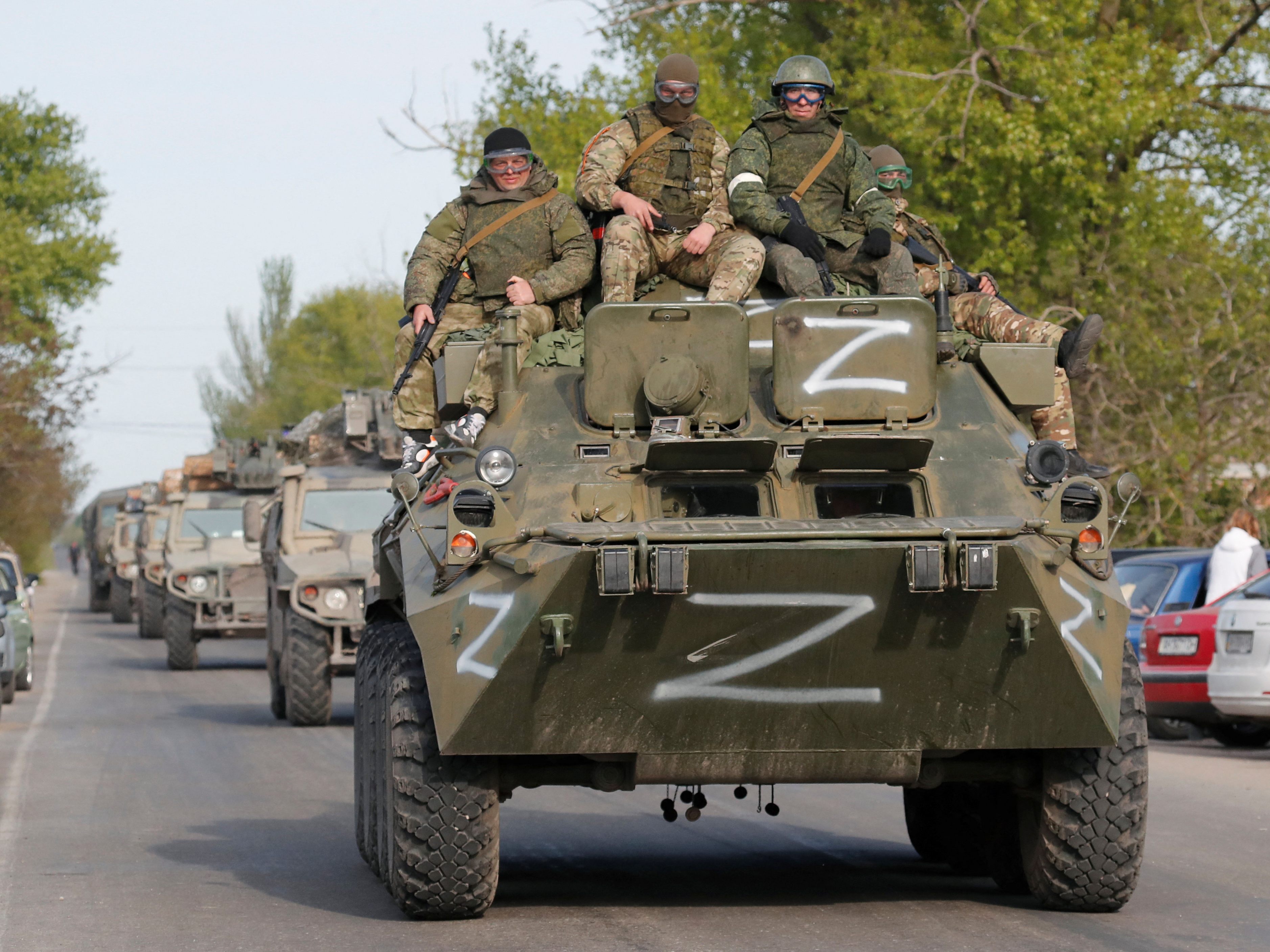 Moskau: Lager mit Militärgerät aus USA und Europa zerstört. Moskau: Lager mit Militärgerät aus USA und Europa zerstört.