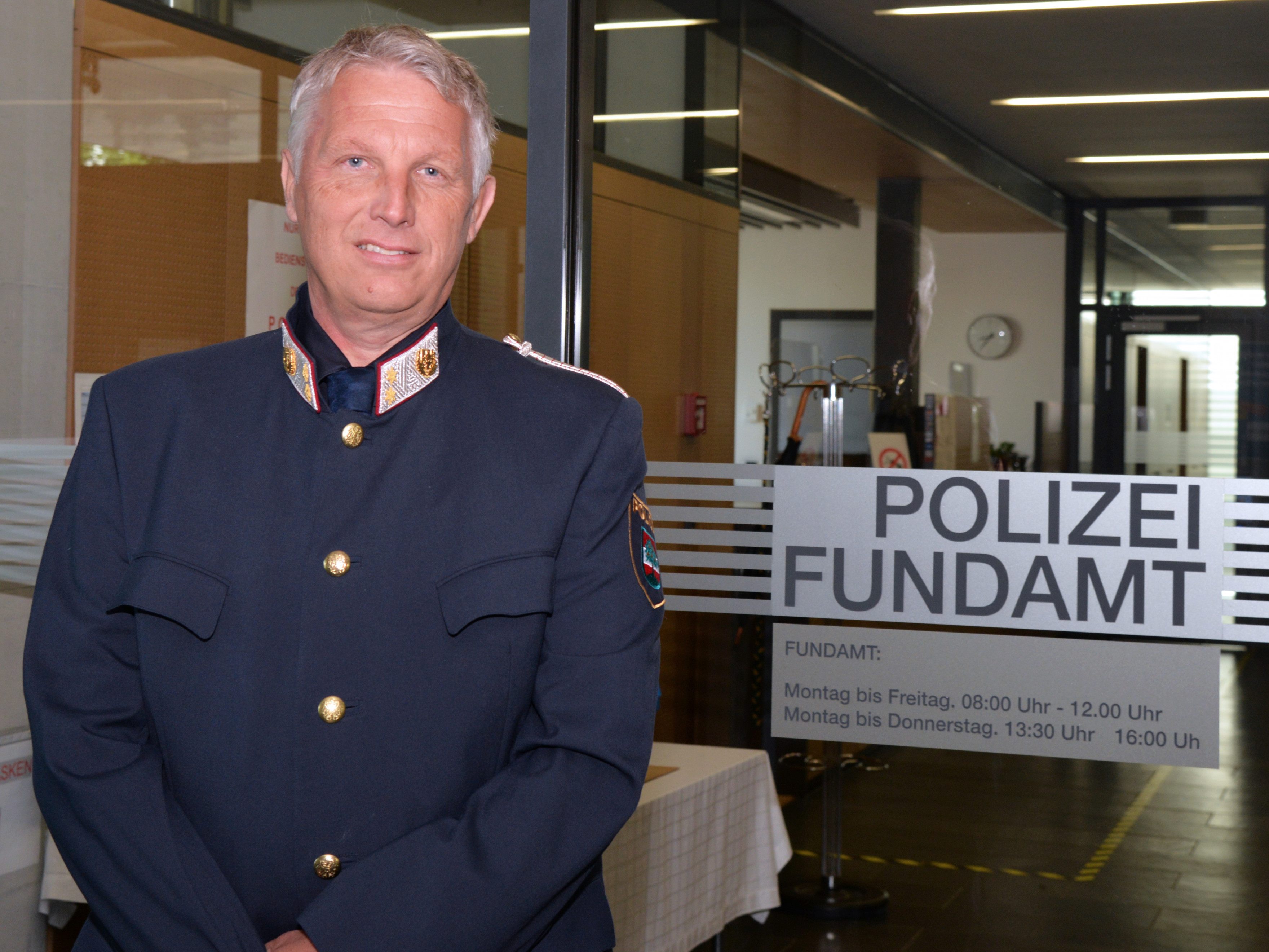 Hans-Peter Schwendinger ist neuer Kommandant der Stadtpolizei Dornbirn. Hans-Peter Schwendinger ist neuer Kommandant der Stadtpolizei Dornbirn.