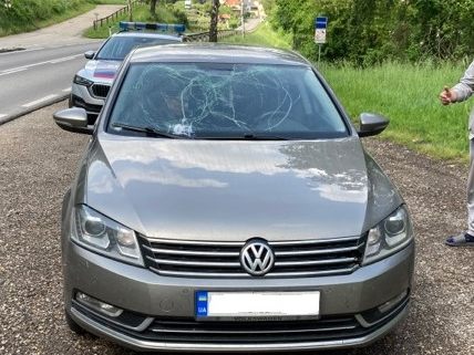 In Niederösterreich wurde das Auto von Ukraine-Flüchtlingen angehalten.