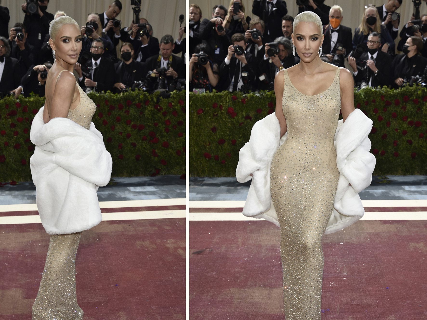 Kim Kardashian trug bei Met-Gala Kleid von Marilyn Monroe.