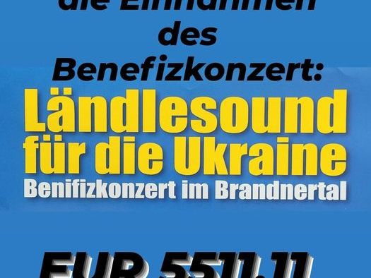 Ländlesound für die Ukraine Ländlesound für die Ukraine