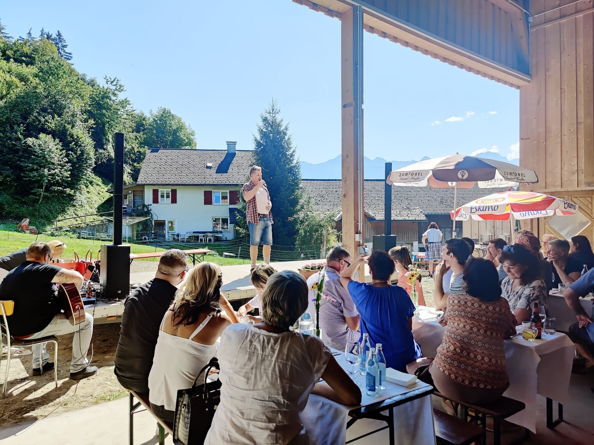 Pointen & Püree auf dem Burghof war bereits letztes Jahr ein voller Erfolg.