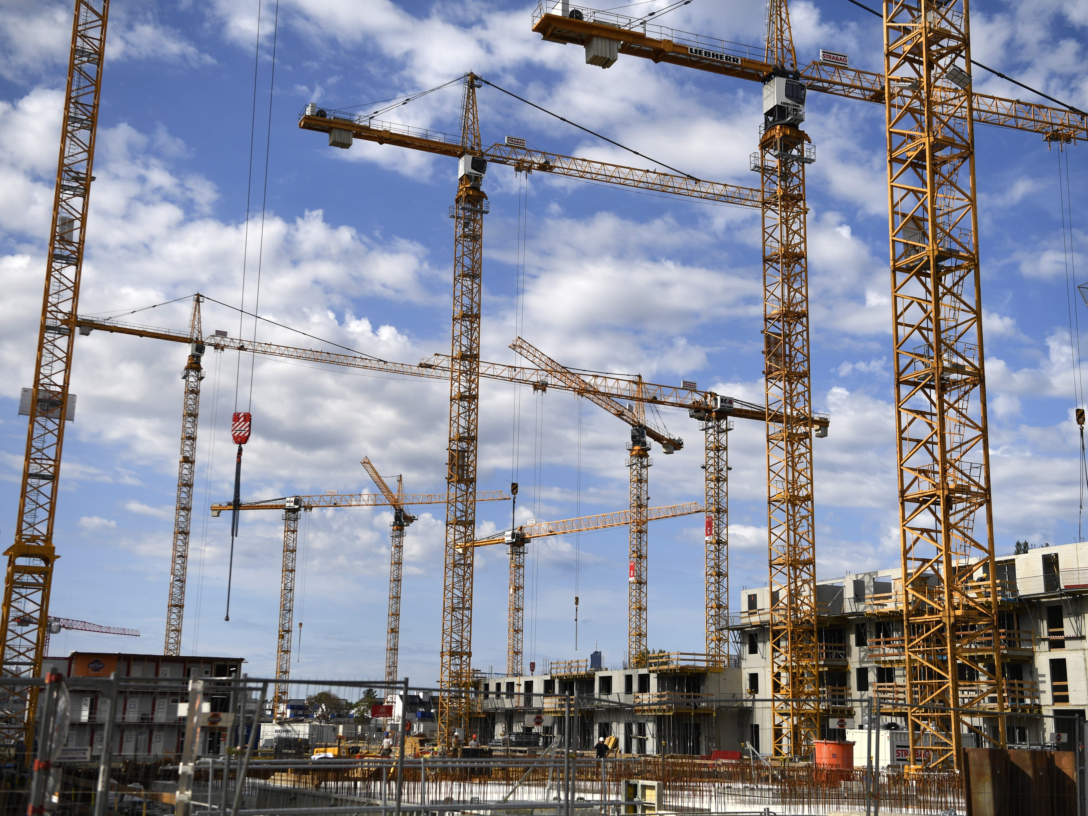 Die Baupreise legten im ersten Quartal weiter kräftig zu