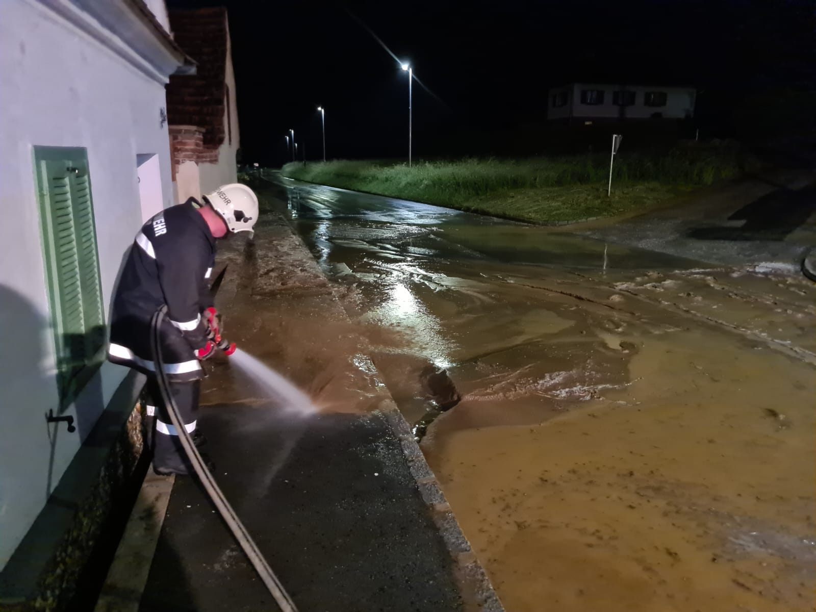 Im Bezirk Güssing im Burgenland sorgte das Unwetter für zahlreiche Feuerwehreinsätze.