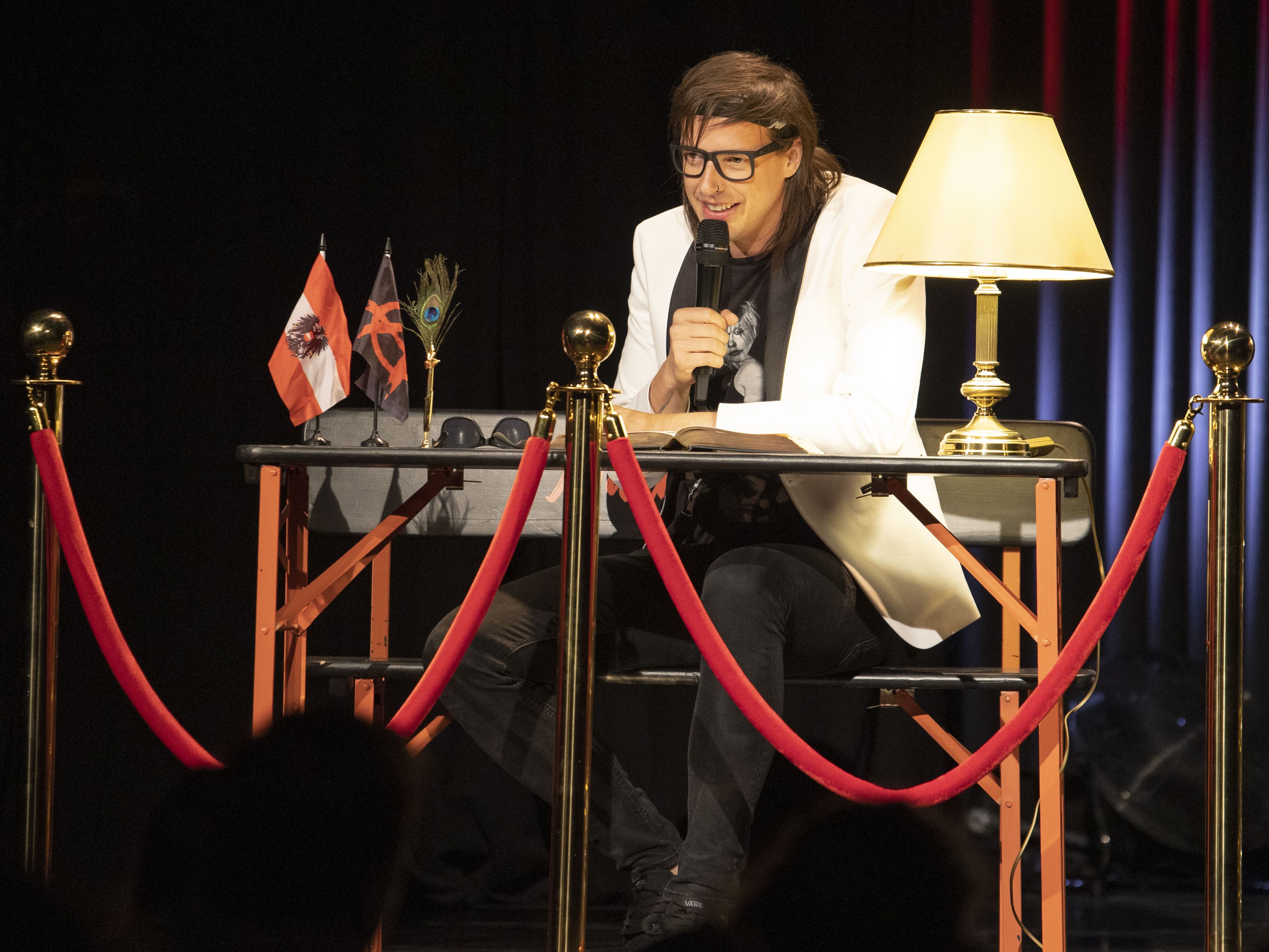 Marco Pogos erstes Kabarett "Gschichtldrucker" startet im Wiener Orpheum. Marco Pogos erstes Kabarett "Gschichtldrucker" startet im Wiener Orpheum.