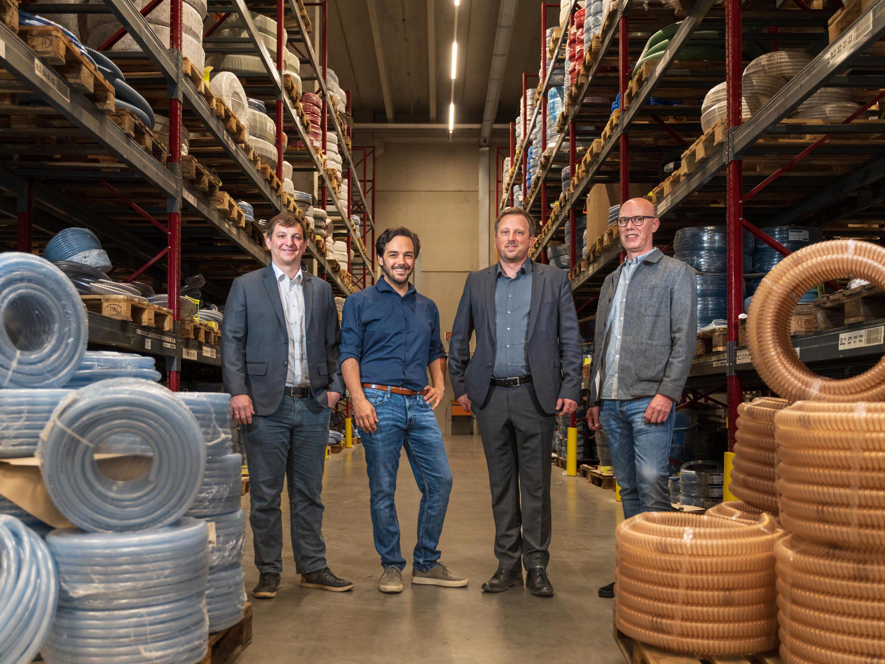 Relaunch mit Antiloop: v.l.n.r. Matthias Frick, Gerold Böhler (Geschäftsführer Antiloop GmbH), Bernhard Rauter, Günther Kapfer (Geschäftsführer Fluidify FT GmbH)