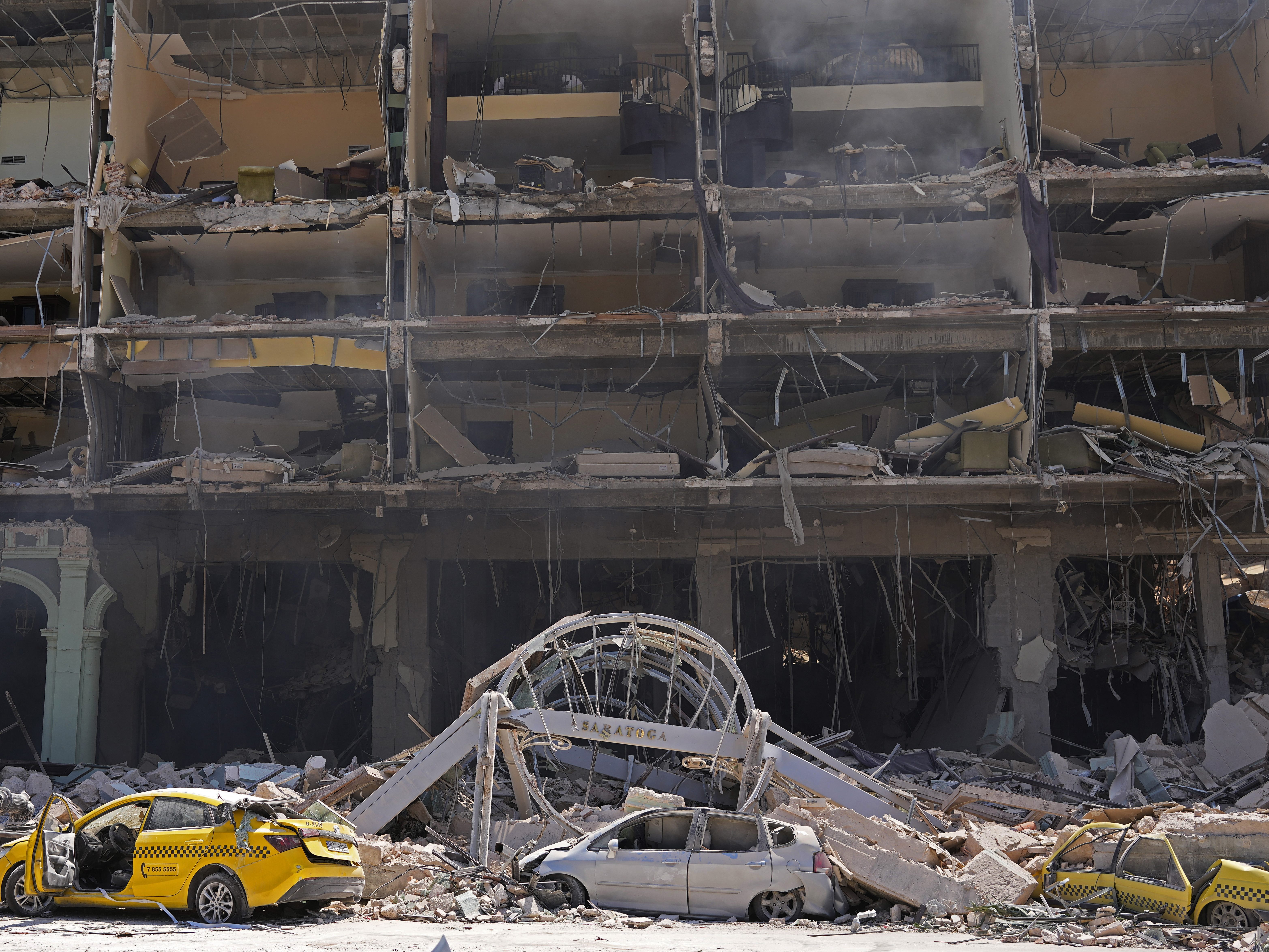 Hotel-Explosion in Cuba. Hotel-Explosion in Cuba.