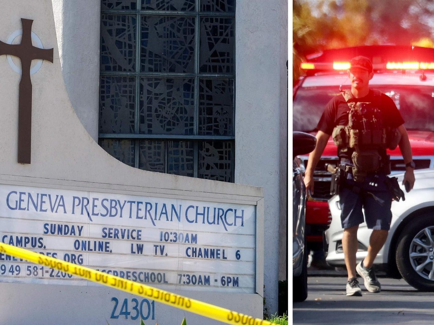 Bei Schüssen in einer Kirche in Kalifornien wurde mindestens eine Person getötet. Bei Schüssen in einer Kirche in Kalifornien wurde mindestens eine Person getötet.