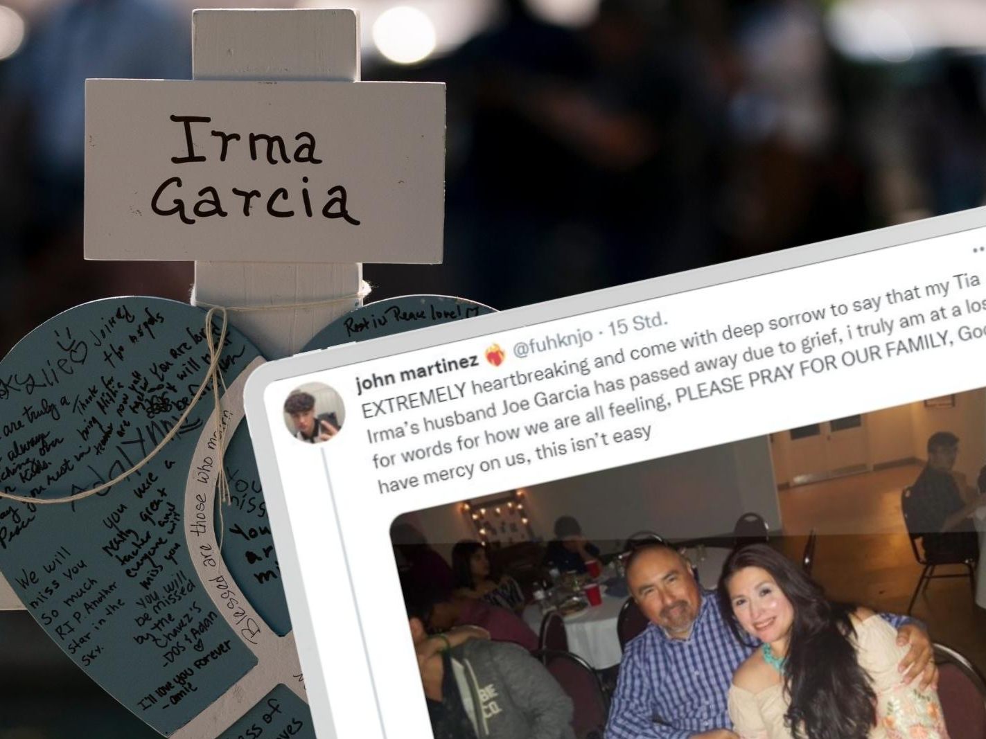 Der Ehemann der getöteten Lehrerin verstarb am Donnerstag.