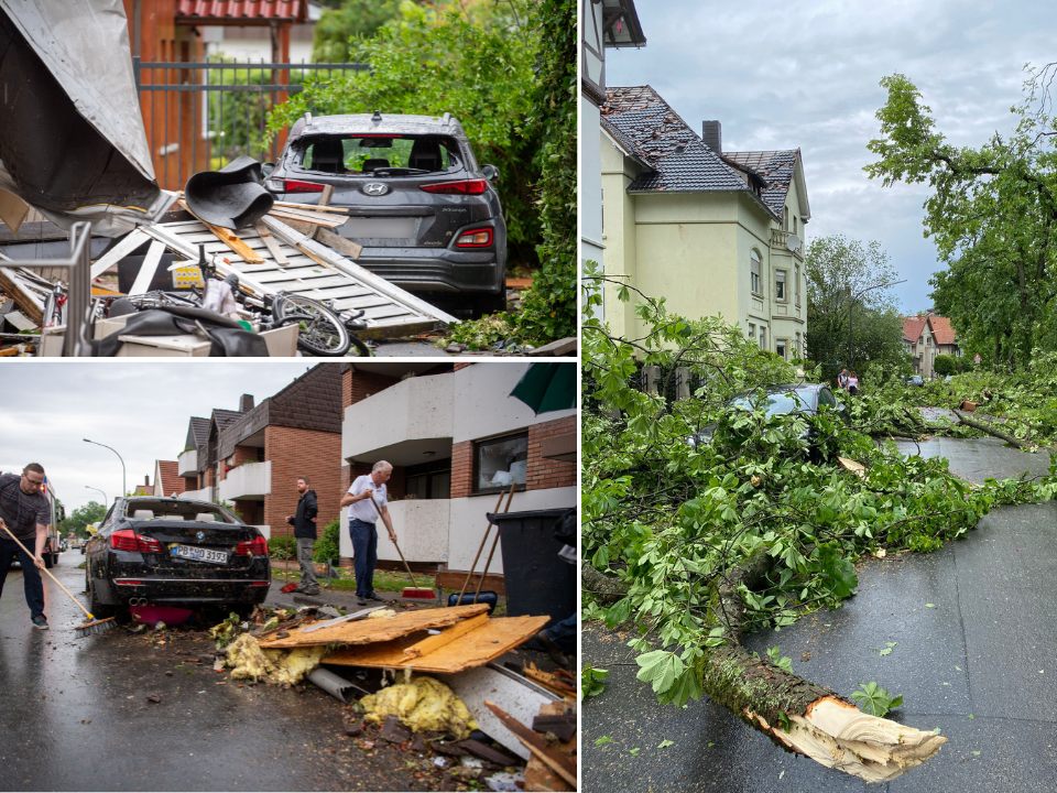 Hoher Sachschaden nach Unwetter in Deutschland