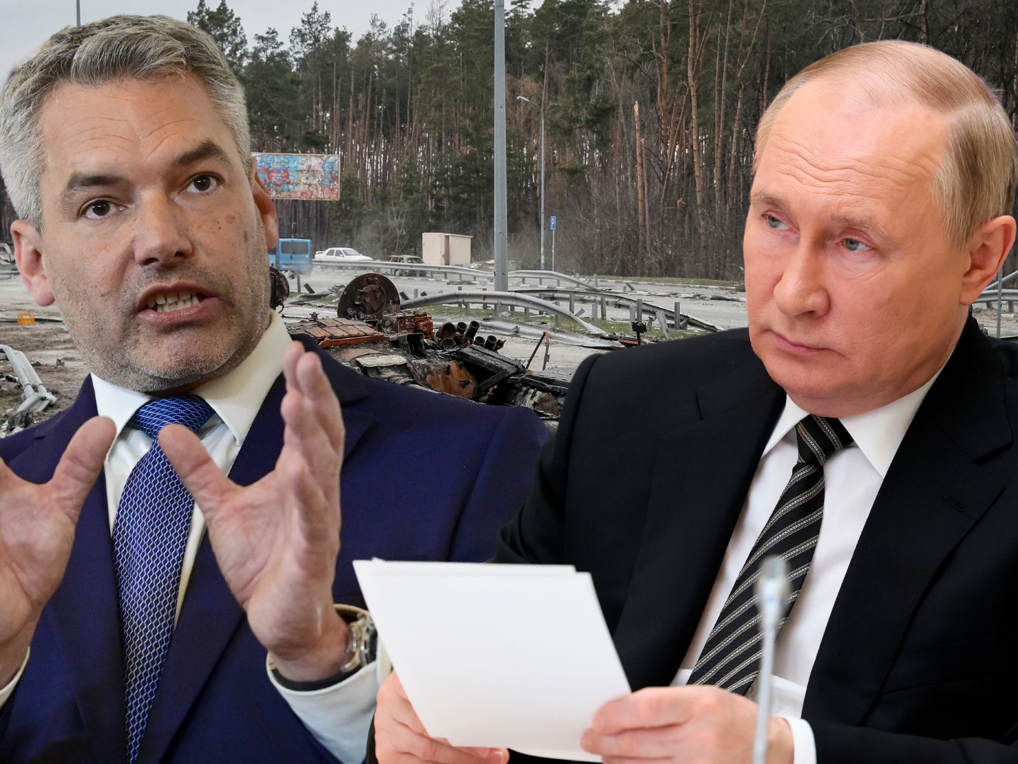 Nehammer telefonierte mit Putin