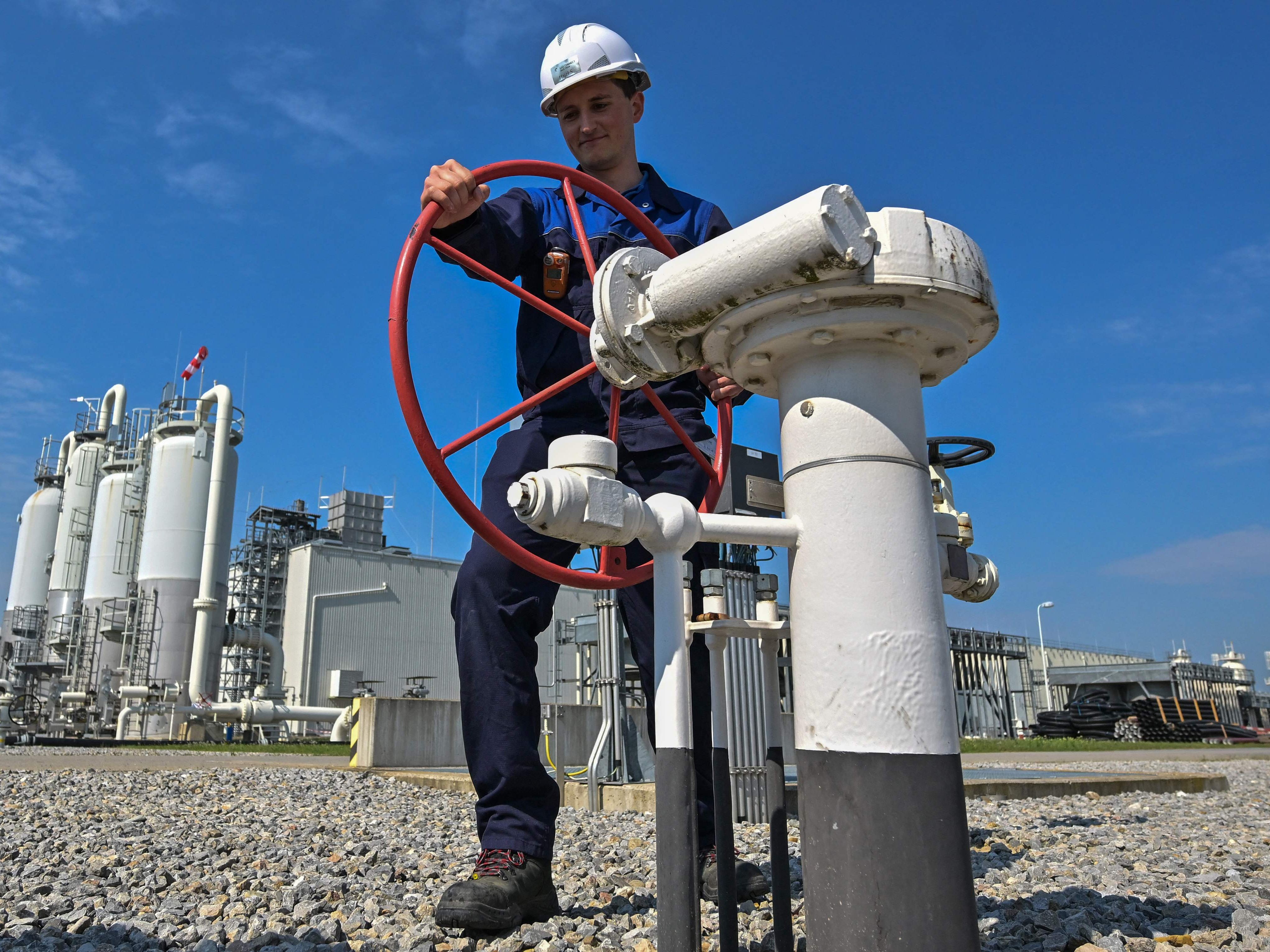 In Österreich kommt Gas derzeit noch unvermindert an. (Symbolbild) In Österreich kommt Gas derzeit noch unvermindert an. (Symbolbild)