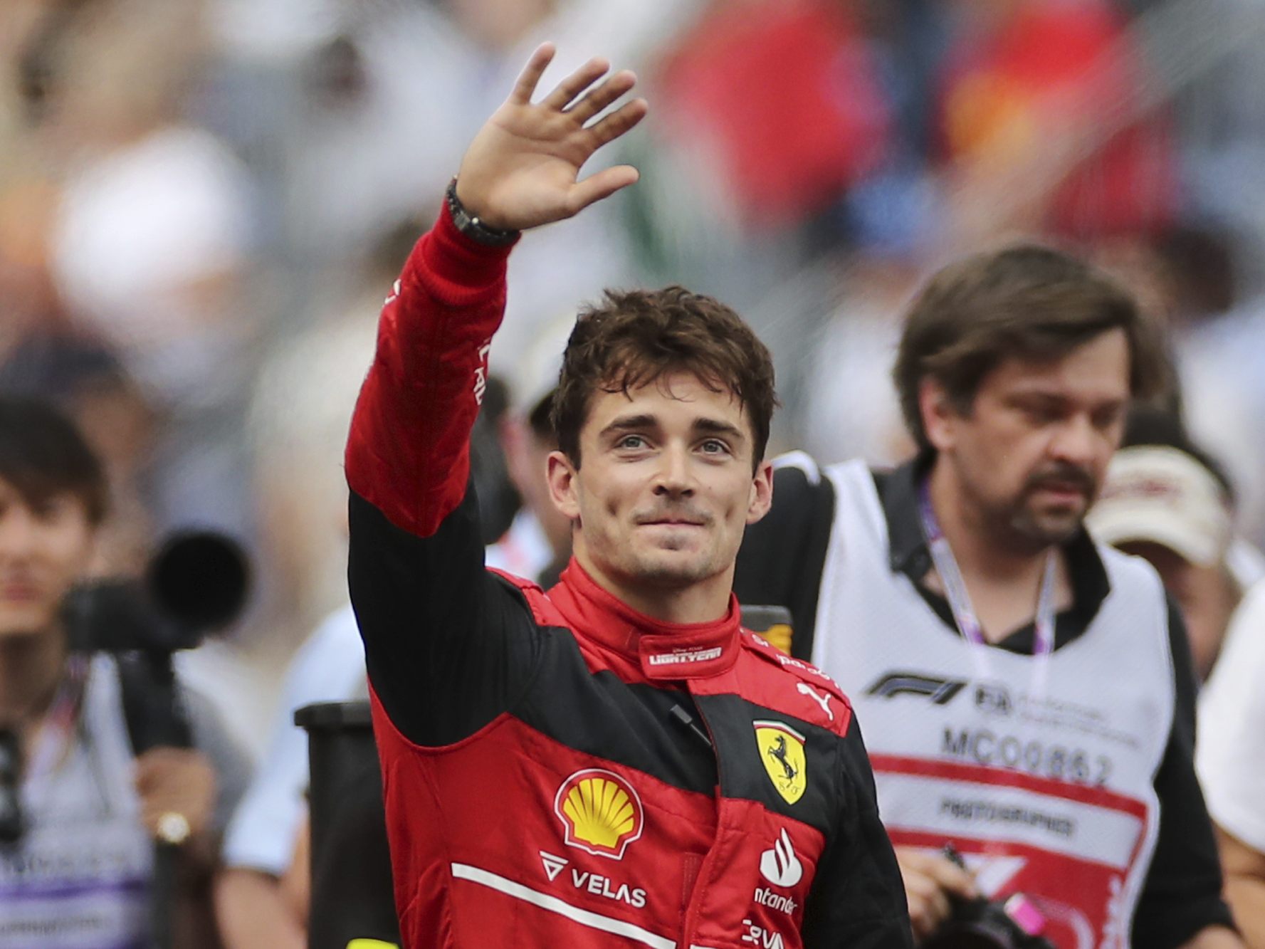 Leclerc startet am Sonntag aus der Pole Position.