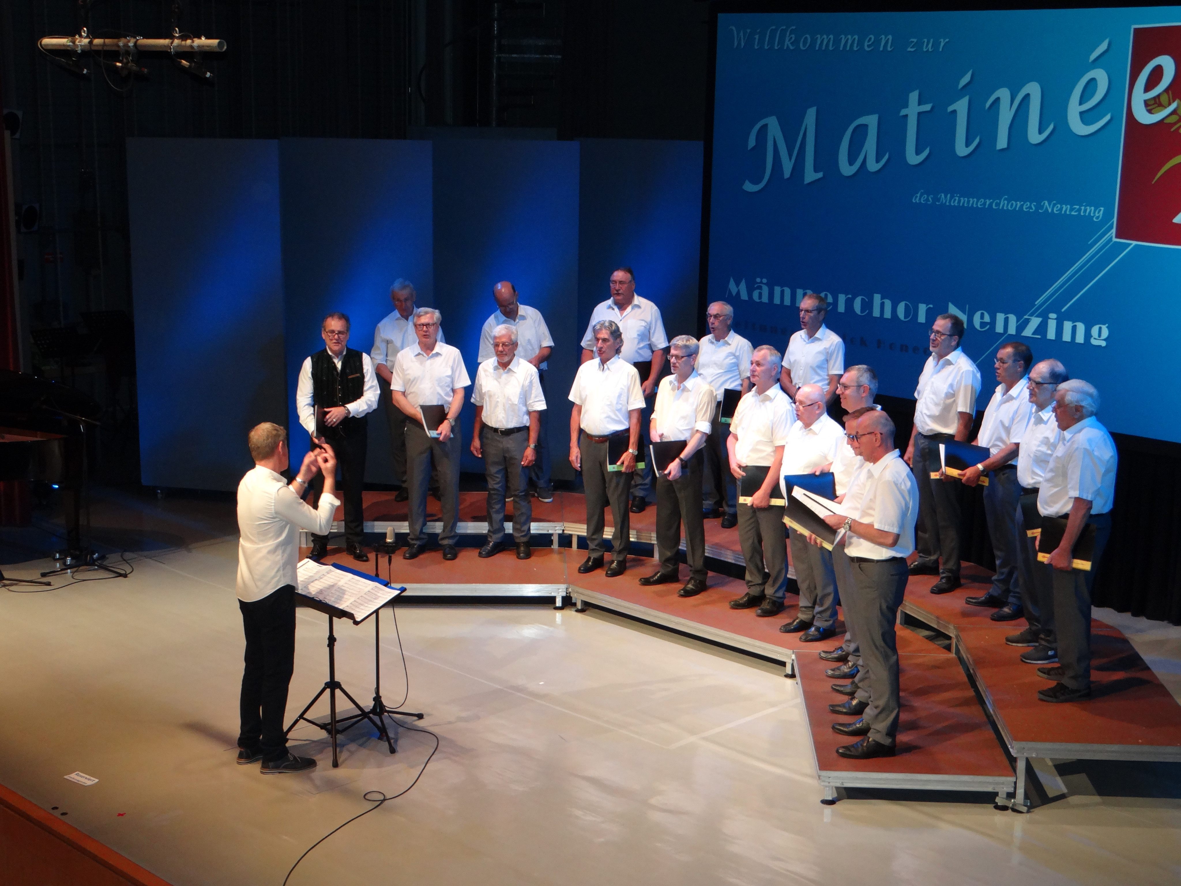 Nach zwei Jahren Pause lädt der Männerchor Nenzing am Sonntag wieder zur Matinee.
