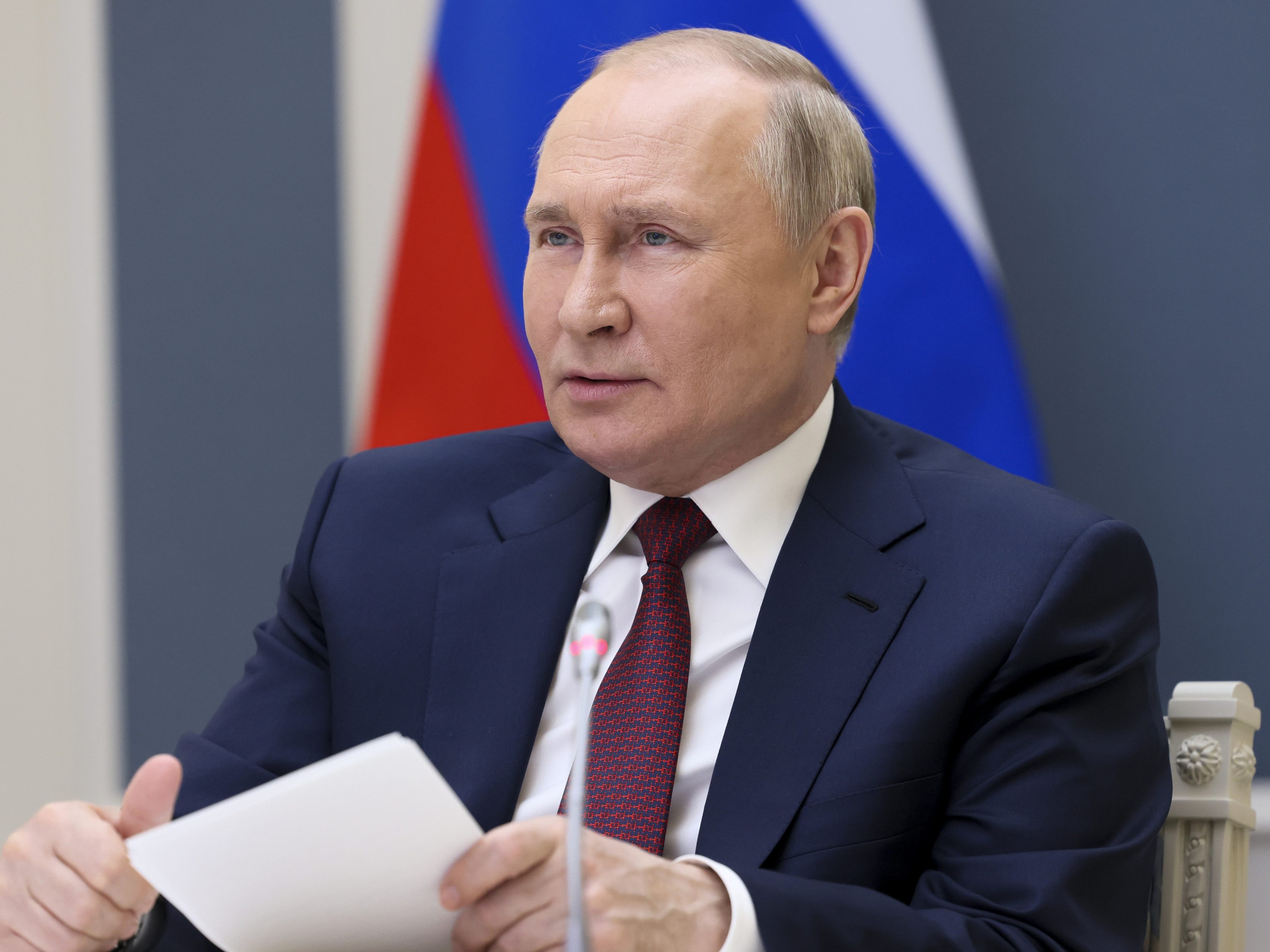 Putin fordert ein Ende der Sanktionen für die Freigabe von Getreide. Putin fordert ein Ende der Sanktionen für die Freigabe von Getreide.