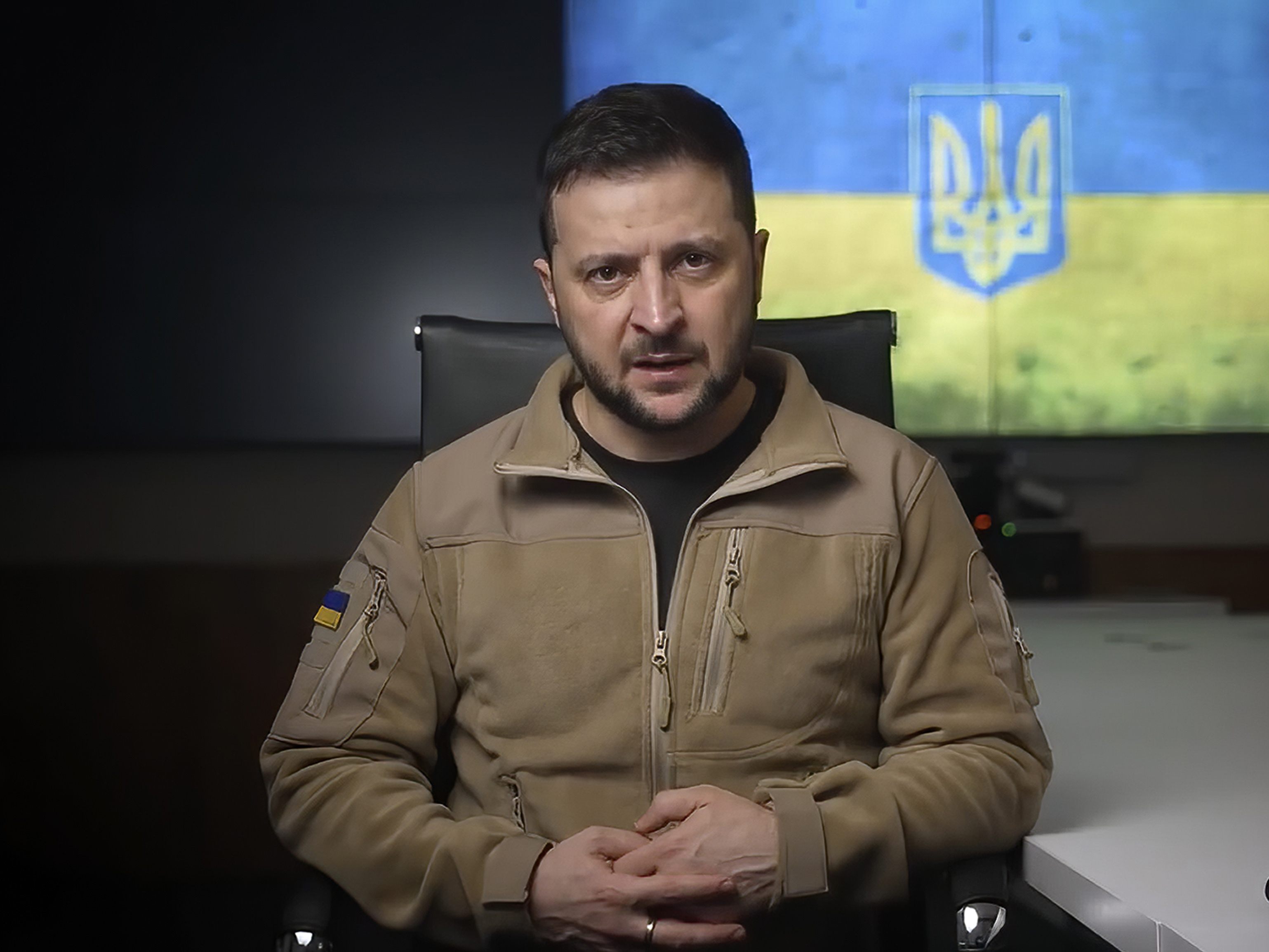 Laut Selenskyj werde Russland immer eine Bedrohung für die Ukraine bleiben. Laut Selenskyj werde Russland immer eine Bedrohung für die Ukraine bleiben.
