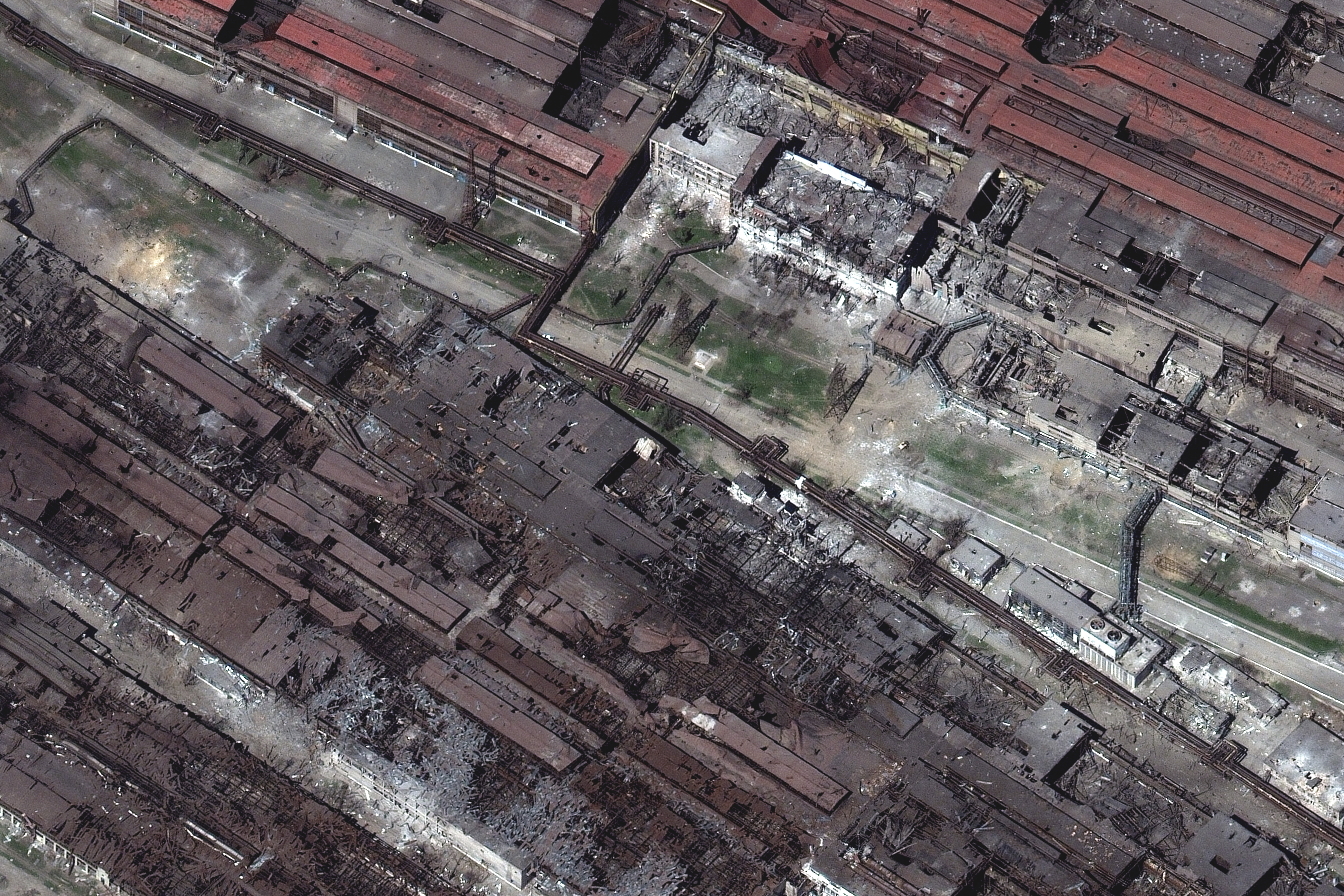  Satellitenbild Stahlwerk am 22. März 2022