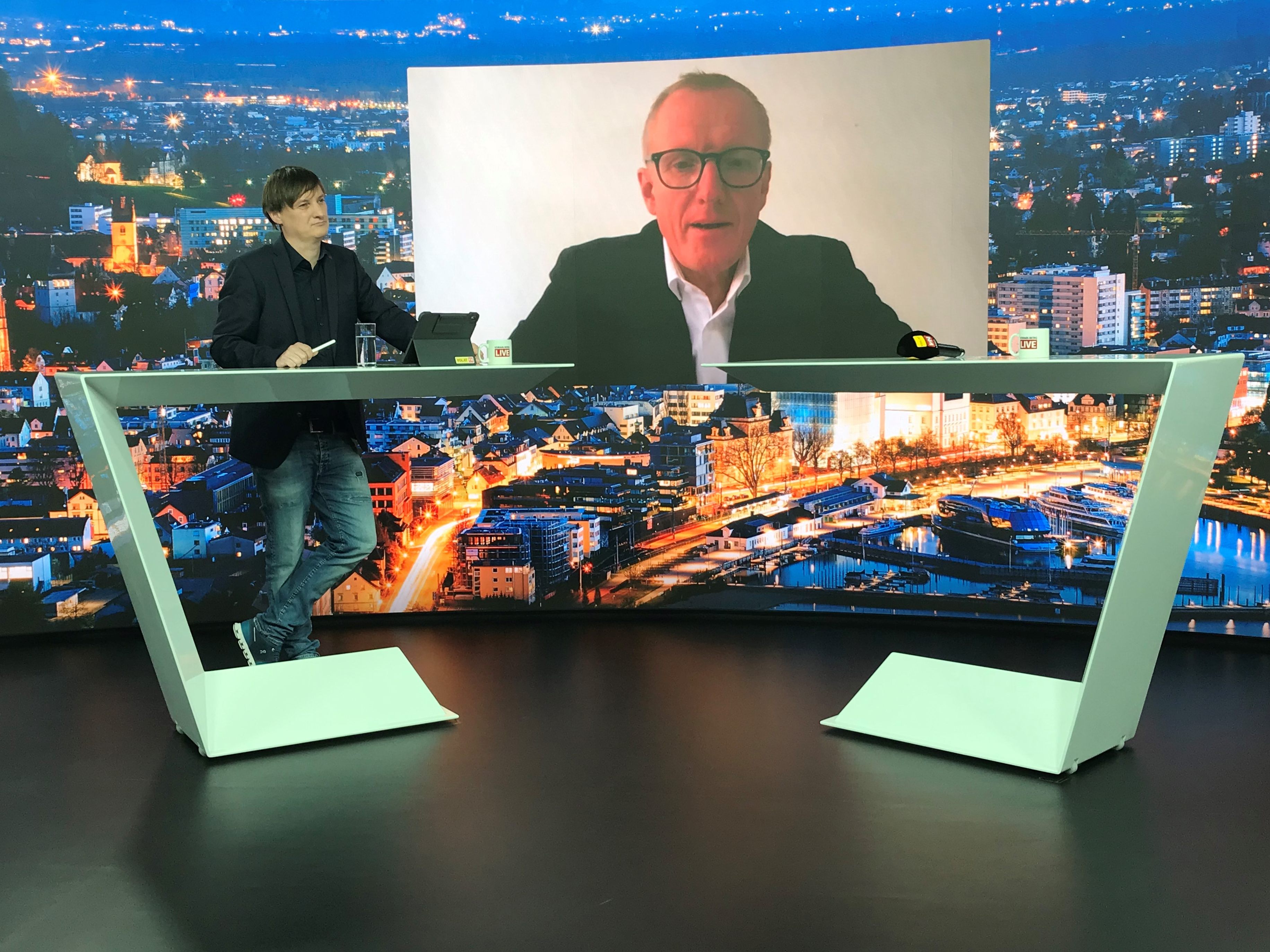 Johannes Huber war am Dienstag zu Gast bei "Vorarlberg LIVE". Johannes Huber war am Dienstag zu Gast bei "Vorarlberg LIVE".