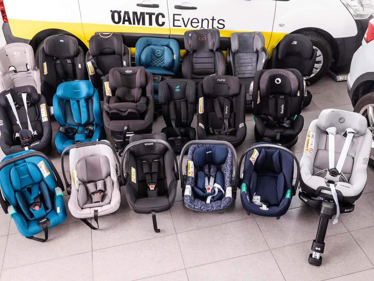 24 Modelle getestet: Drei Kindersitze sind beim ÖAMTC-Test heuer durchgefallen