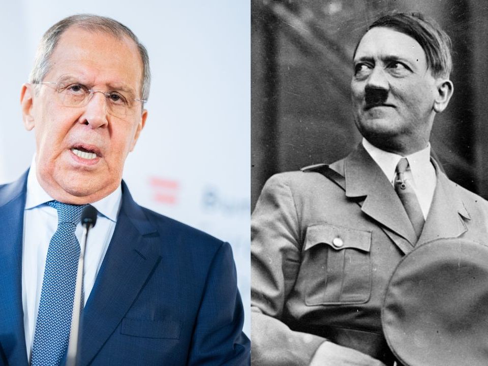 Lawrow zieht Vergleich mit Hitler.