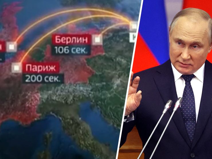 In nur wenigen Sekunden könnten russische Atomraketen Berlin, Paris und London treffen. In nur wenigen Sekunden könnten russische Atomraketen Berlin, Paris und London treffen.