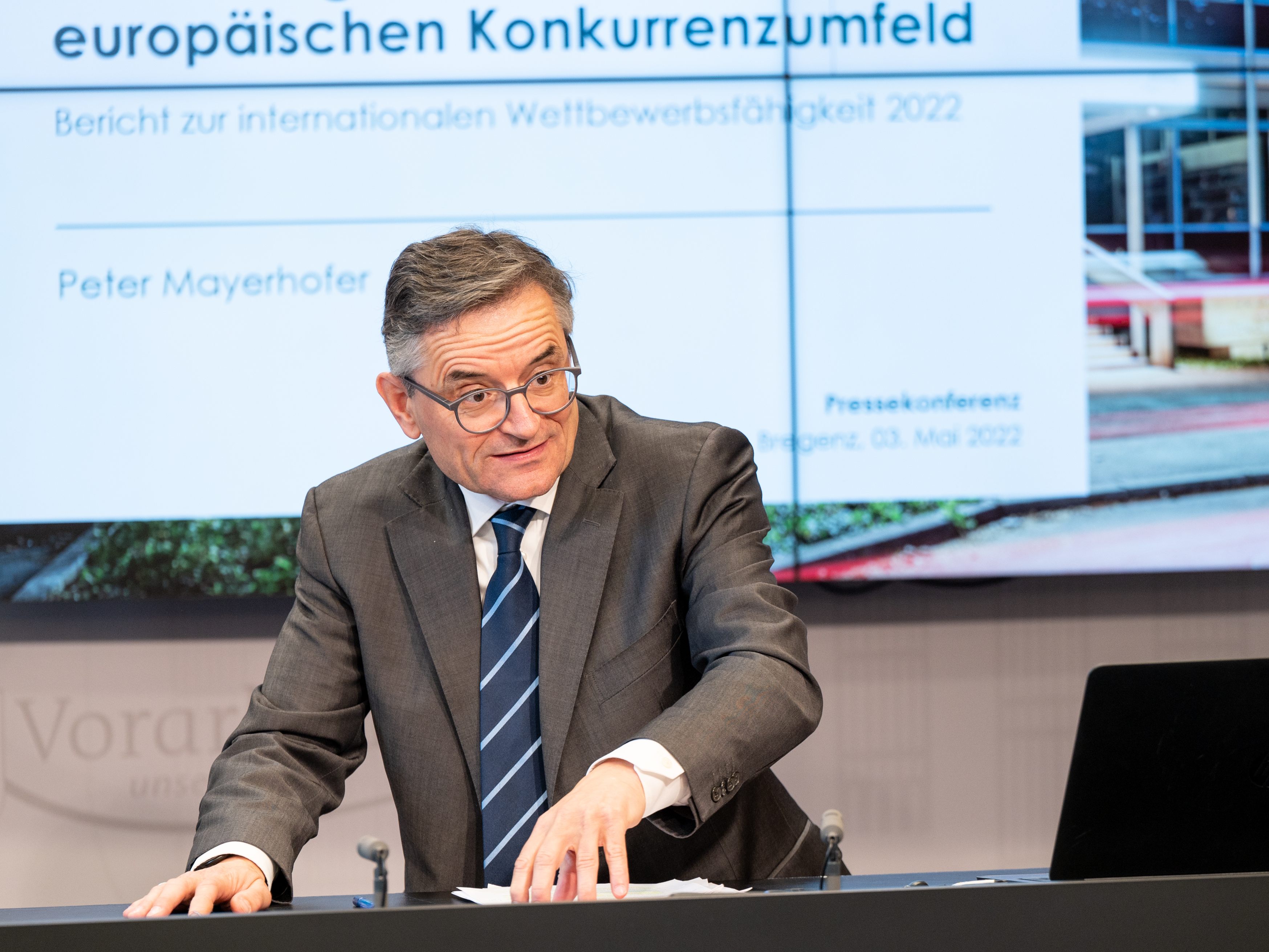 WIFO verglich Land mit 49 europäischen Konkurrenzregionen, im Bild Peter Mayerhofer. WIFO verglich Land mit 49 europäischen Konkurrenzregionen, im Bild Peter Mayerhofer.