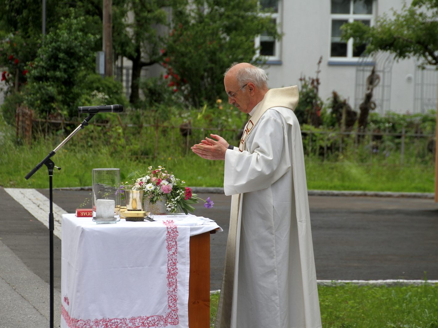 Gemeindegottesdienst bei der Kapelle Fronhofen