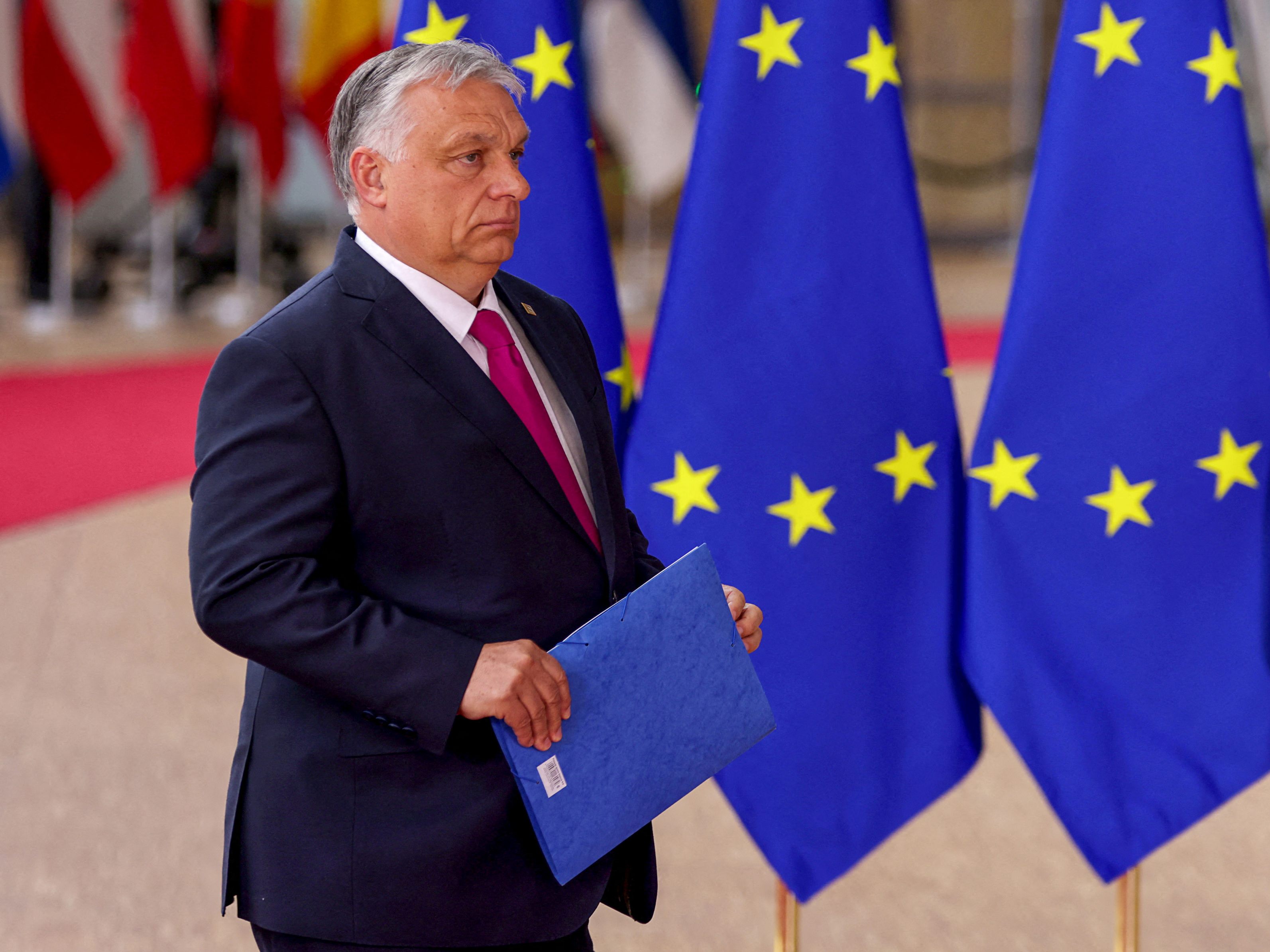 Ungarns Viktor Orban gibt offenbar neuerliche Blockade gegen EU-Sanktionen auf Ungarns Viktor Orban gibt offenbar neuerliche Blockade gegen EU-Sanktionen auf