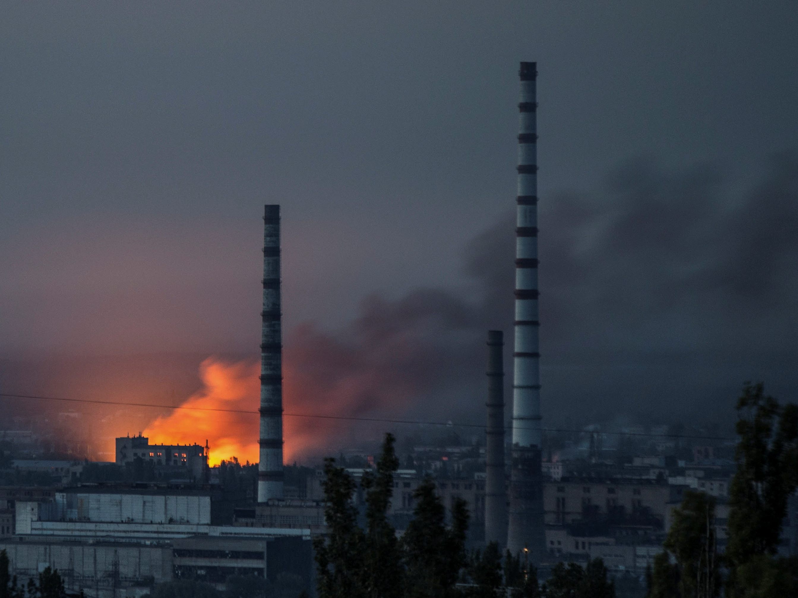 Die strategisch wichtige Stadt Lyssytschansk in der Ost-Ukraine wird immer mehr zum Ziel der russischen Armee