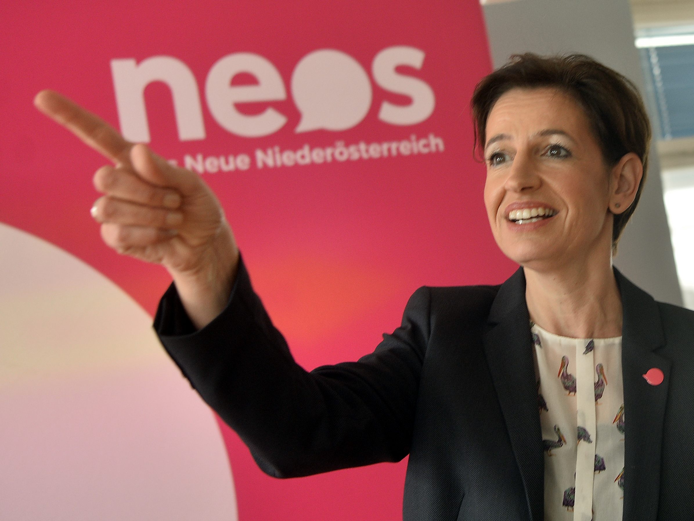 Indra Collini wurde als NEOS-Spitzenkandidatin bei der Landtagswahl in NÖ bestätigt.