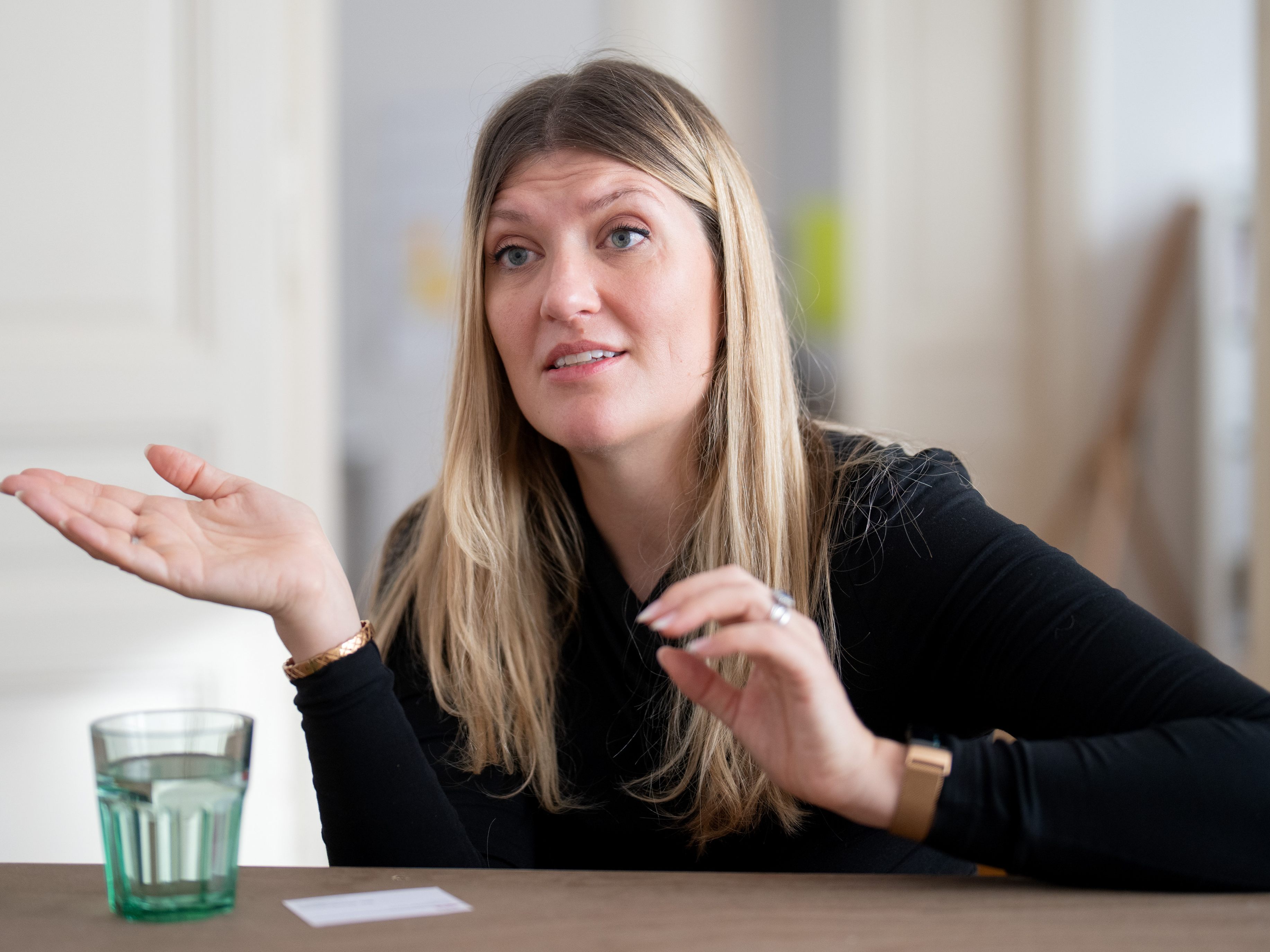 Anti-Atomwaffen-Aktivistin Beatrice Fihn gab sich zuversichtlich für ein Atomwaffenverbot. Anti-Atomwaffen-Aktivistin Beatrice Fihn gab sich zuversichtlich für ein Atomwaffenverbot.
