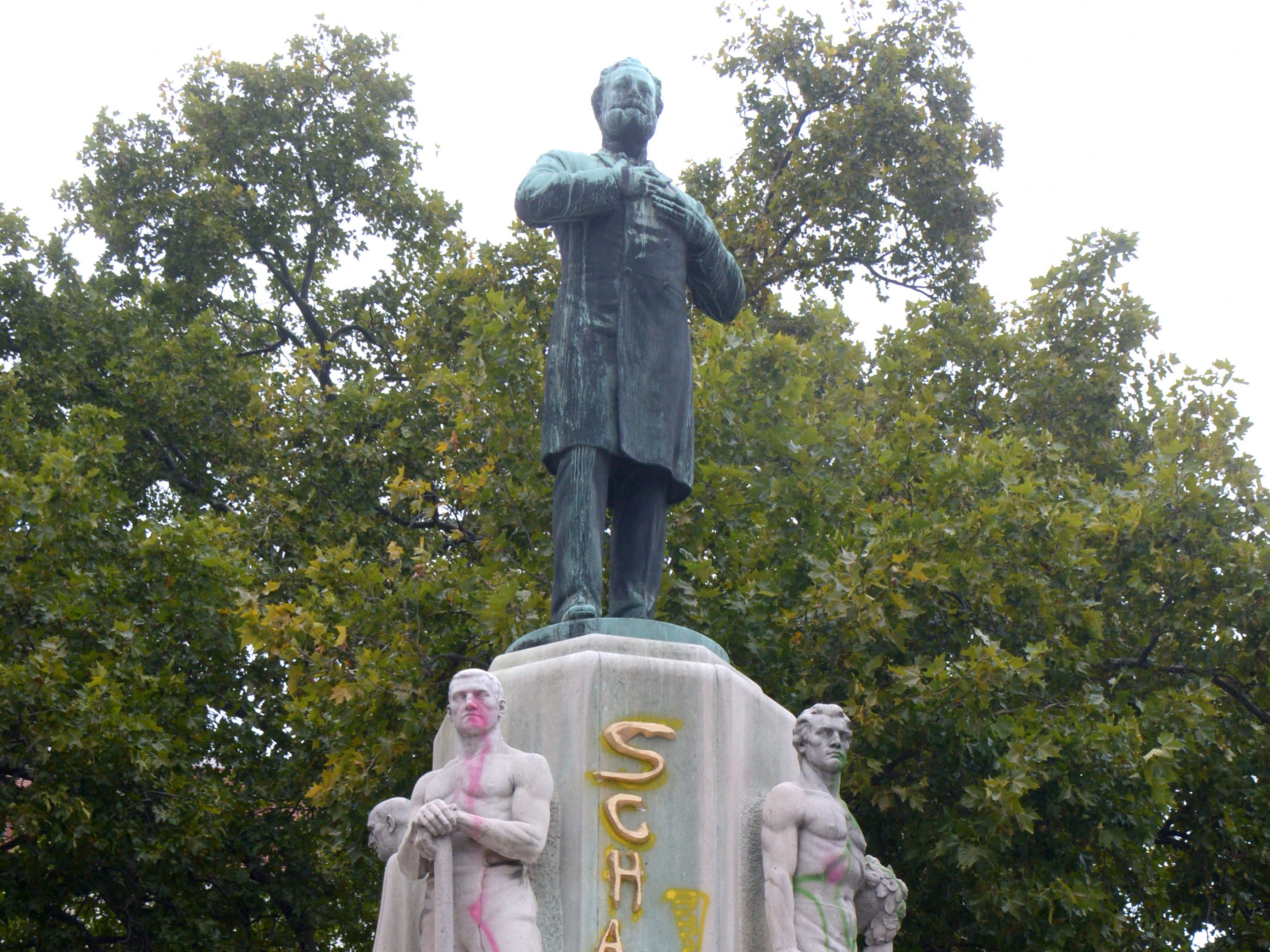 Das Bild aus dem Jahr 2020 zeigt das Lueger-Denkmal in Wien.