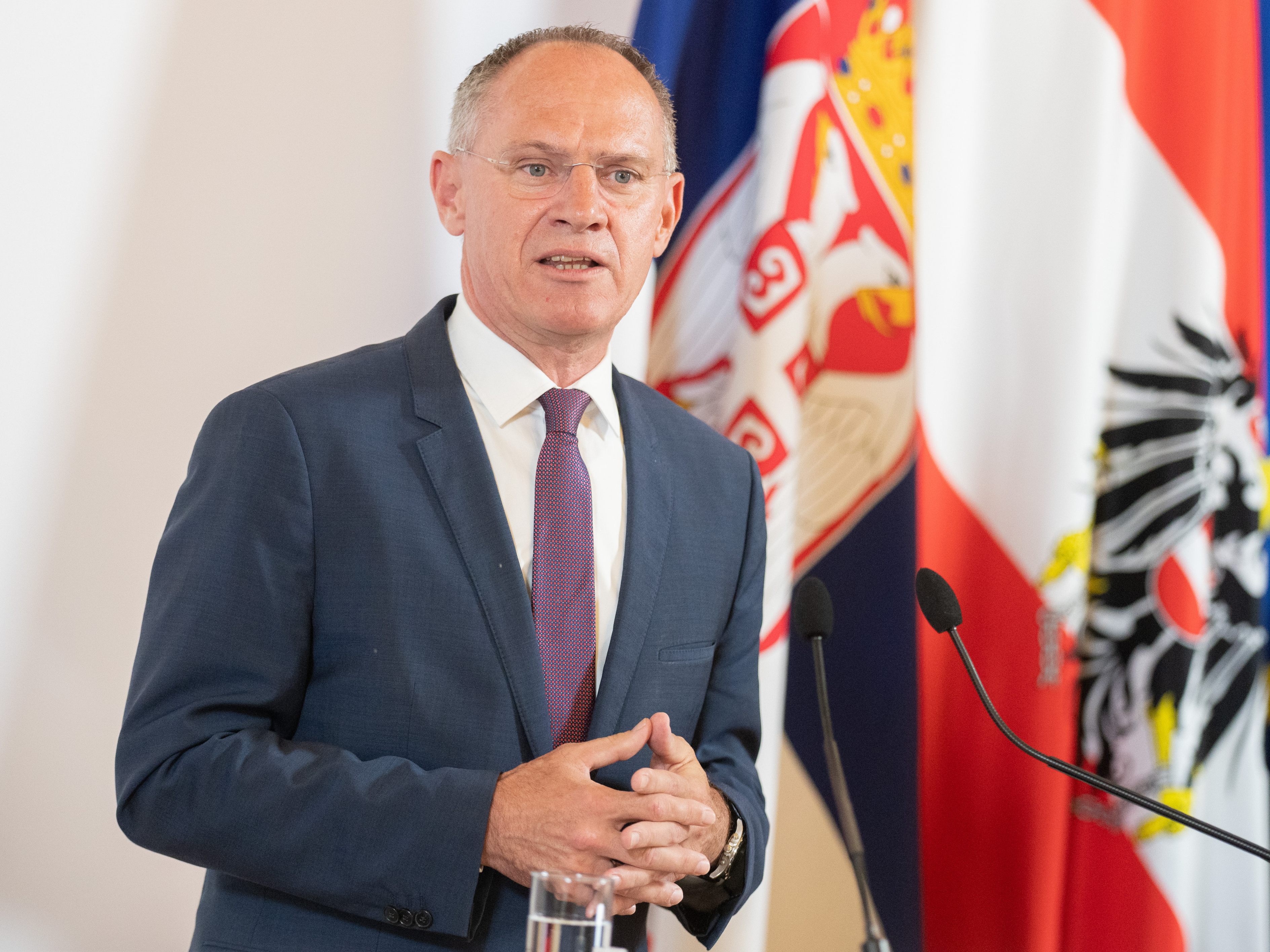 Innenminister Gerhard Karner sieht schnelle Interventionsgruppe als Vorzeigemodell. Innenminister Gerhard Karner sieht schnelle Interventionsgruppe als Vorzeigemodell.