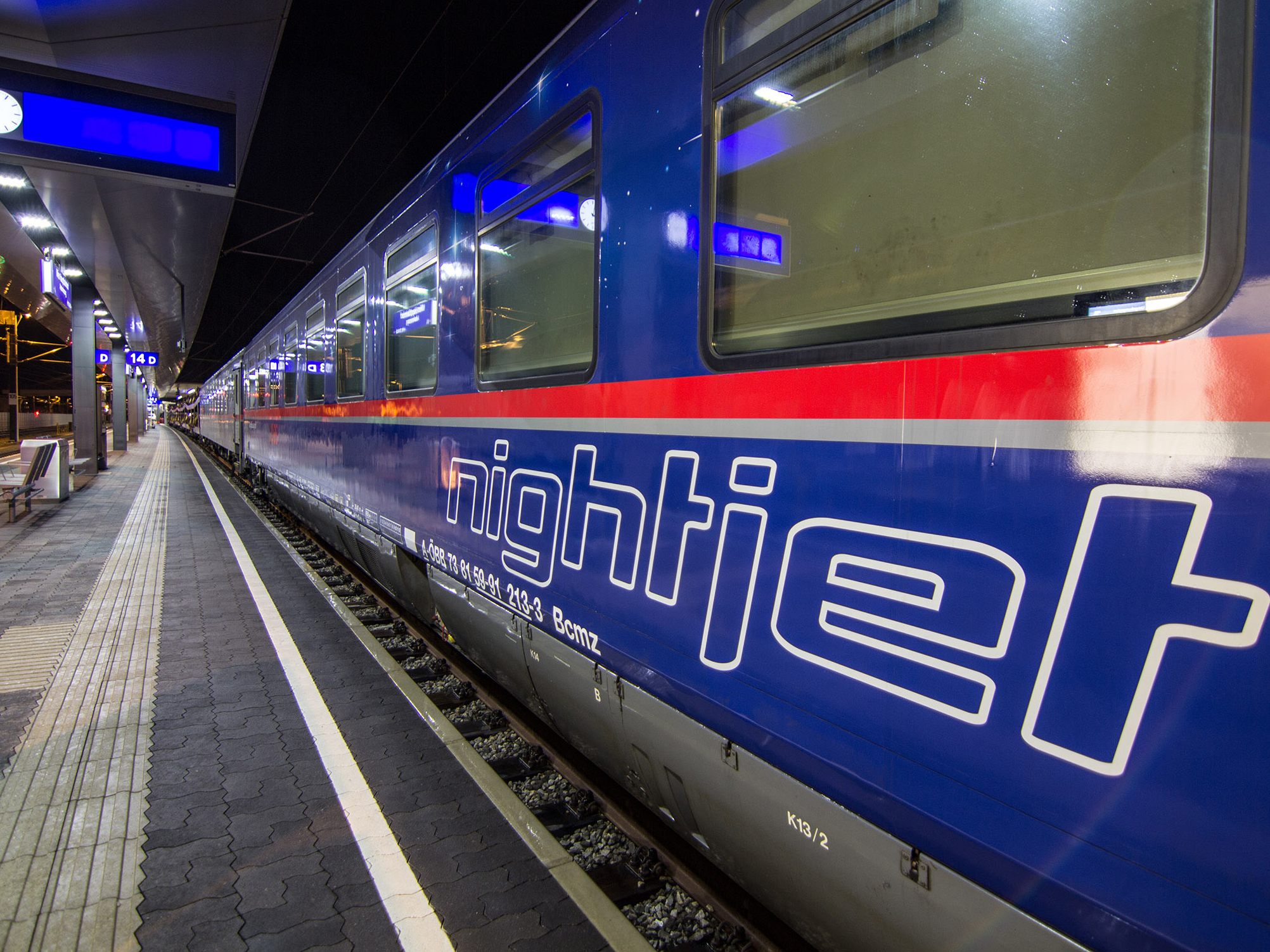 Die neuen ÖBB-Nachtzüge kommen erst ab Sommer 2023 auf die Schienen.
