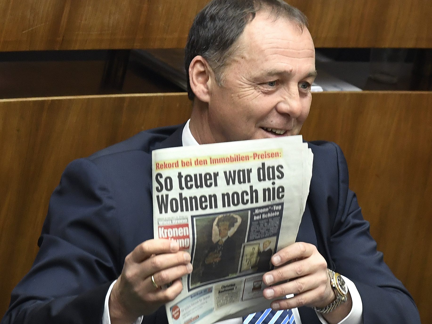 Der FPÖ-Abgeordneter Peter Wurm kritisierte die Maßnahmen der Regierung gegen die hohe Inflation scharf.