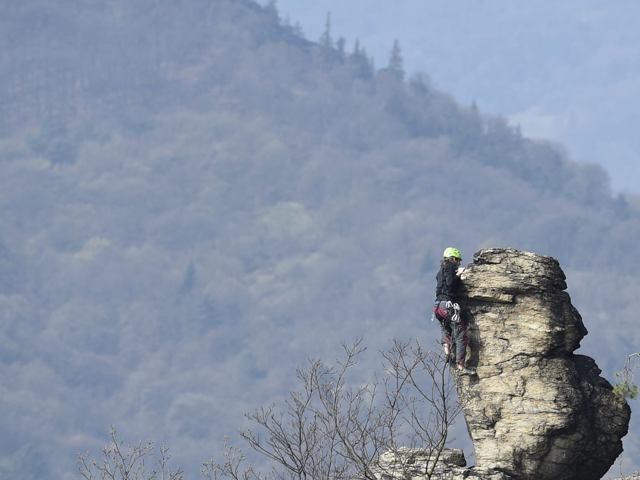 Ein 55-Jähriger wurde beim einem Kletterunfall in Dürnstein schwer verletzt.