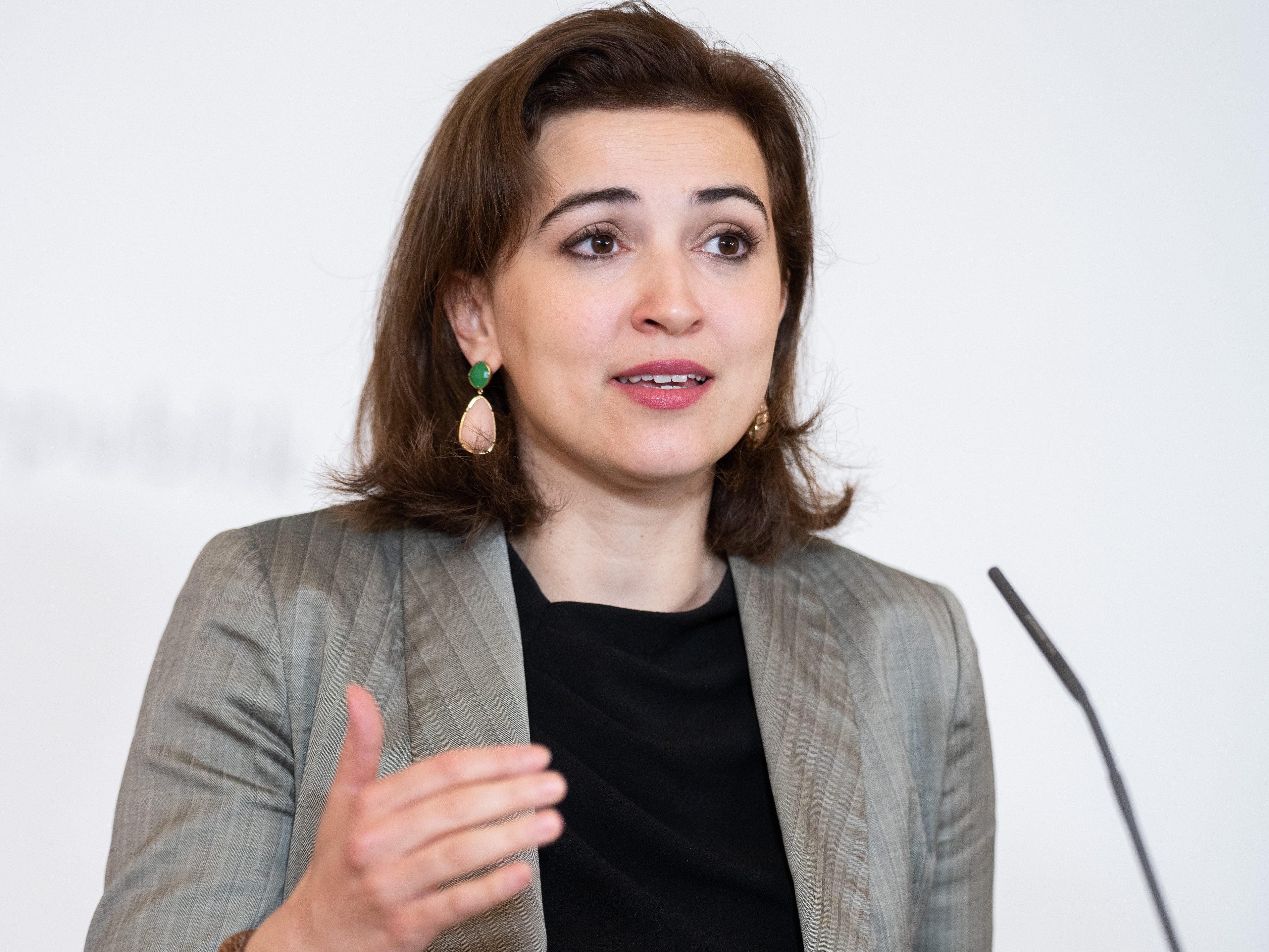 Alma Zadic bezeichnet den Vorschlag zur EU-Regelung bei Oligarchenvermögen als "sinnvoll". Alma Zadic bezeichnet den Vorschlag zur EU-Regelung bei Oligarchenvermögen als "sinnvoll".