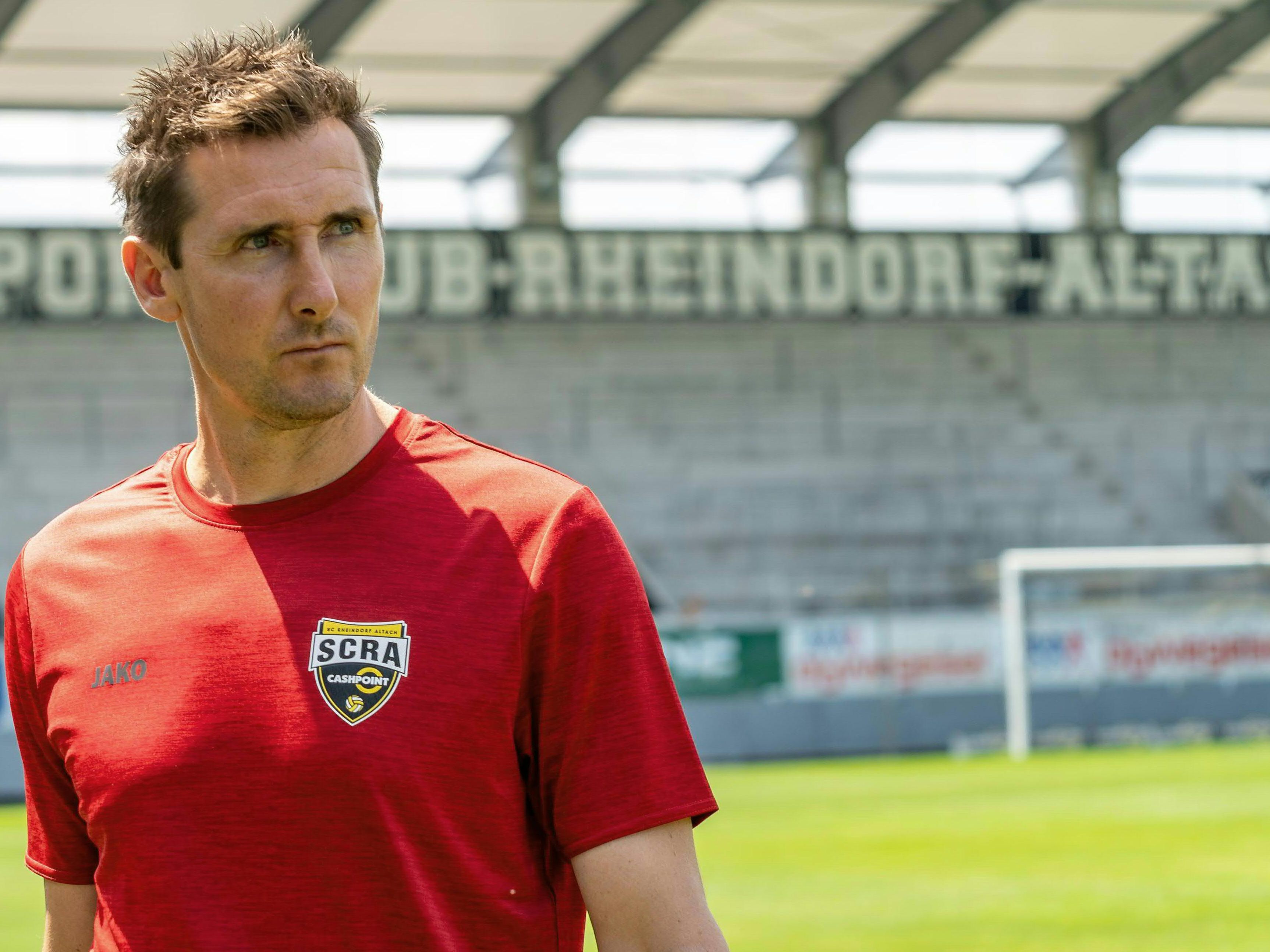 Miroslav Klose ist der neue Altach-Coach. Miroslav Klose ist der neue Altach-Coach.