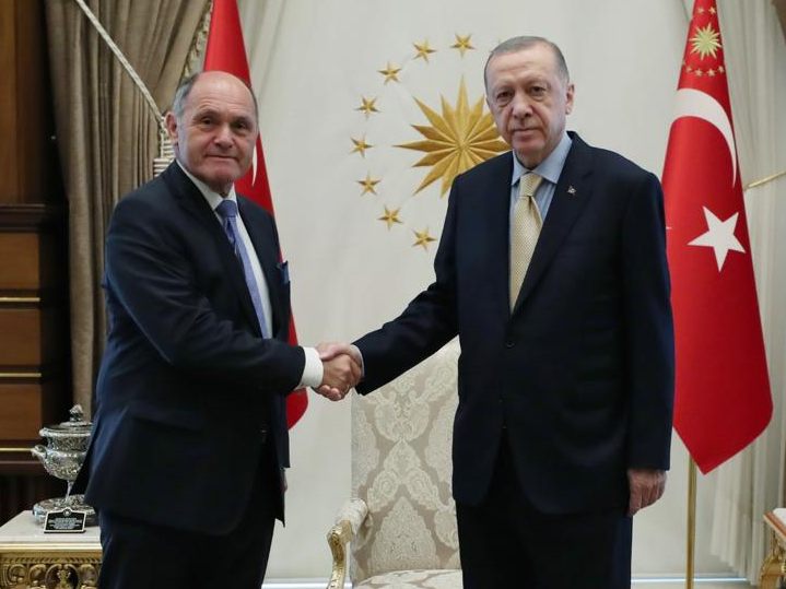 Nationalratspräsident Wolfgang Sobotka traf dem türkischen Präsidenten Recep Tayyip Erdogan in Ankara.