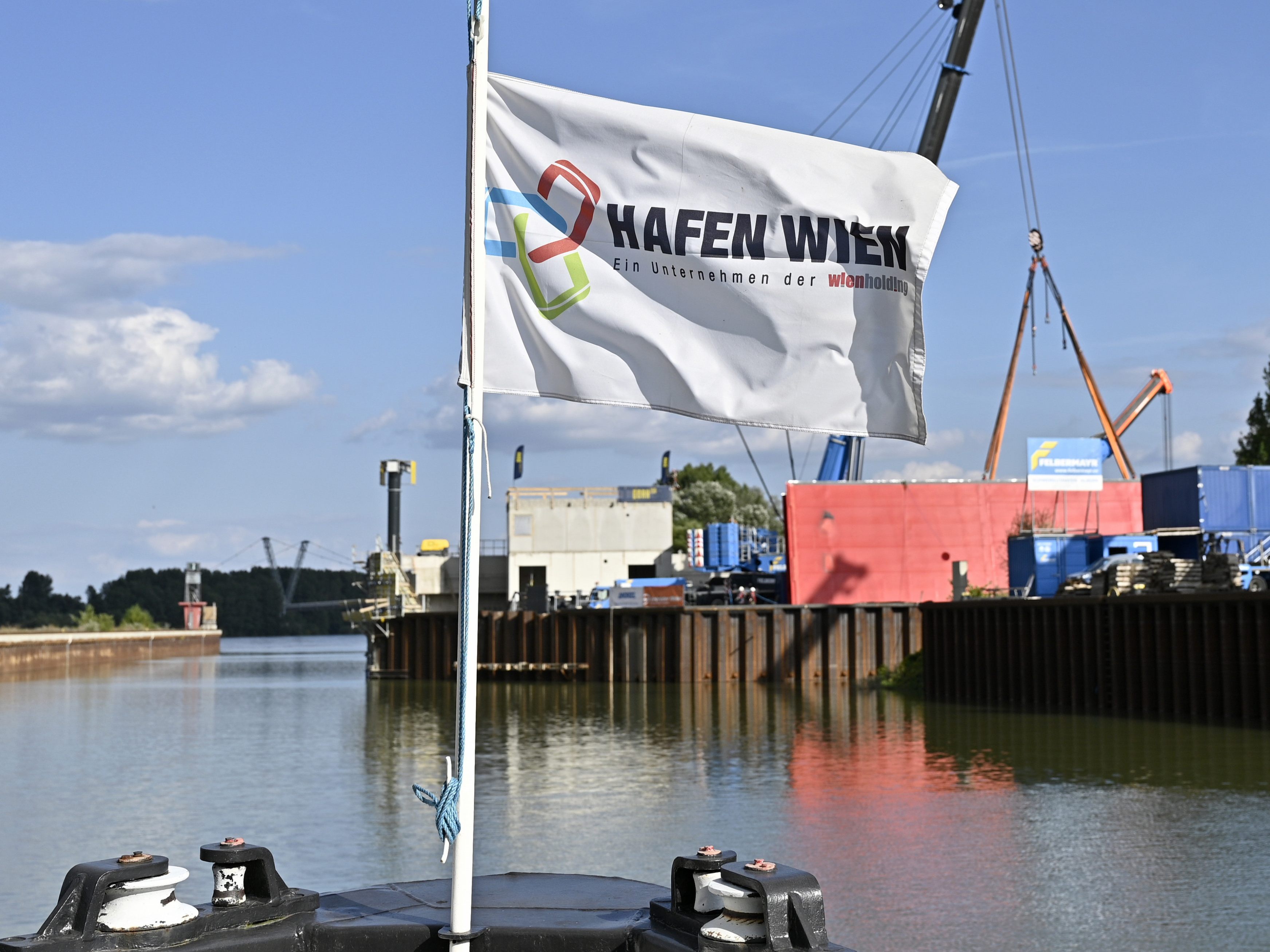 Der Hafen Wien machte 2021 mehr Umsatz und Gewinn.