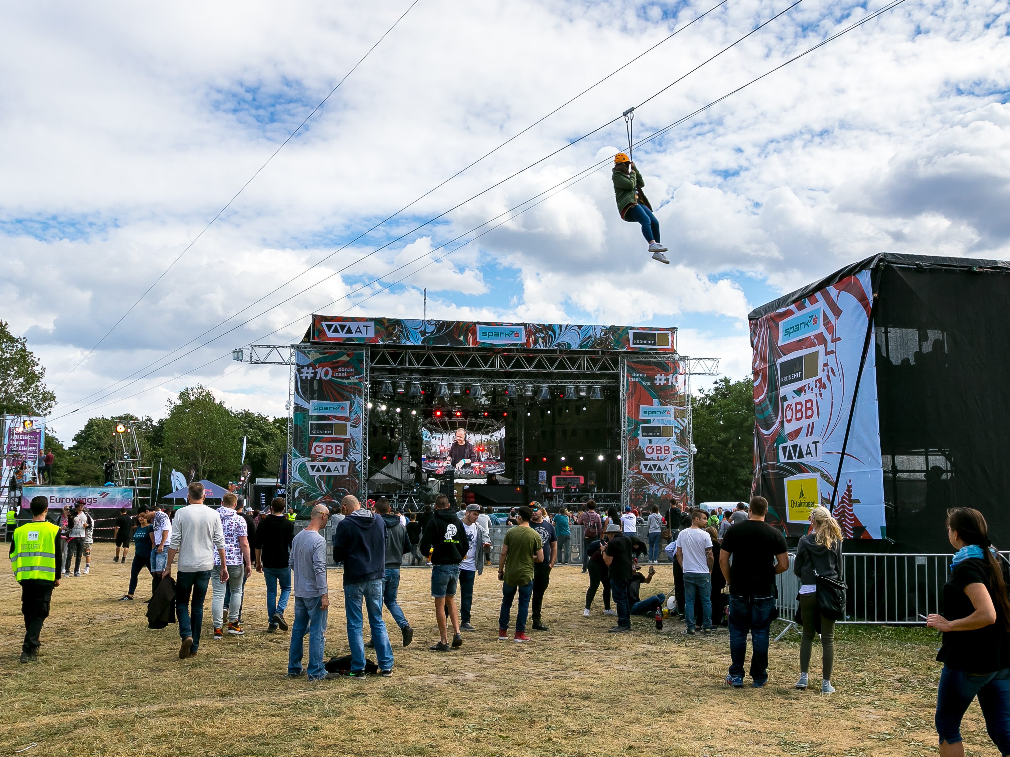 Das Programm bei der Schlagerbühne am Wiener Donauinselfest 2022.