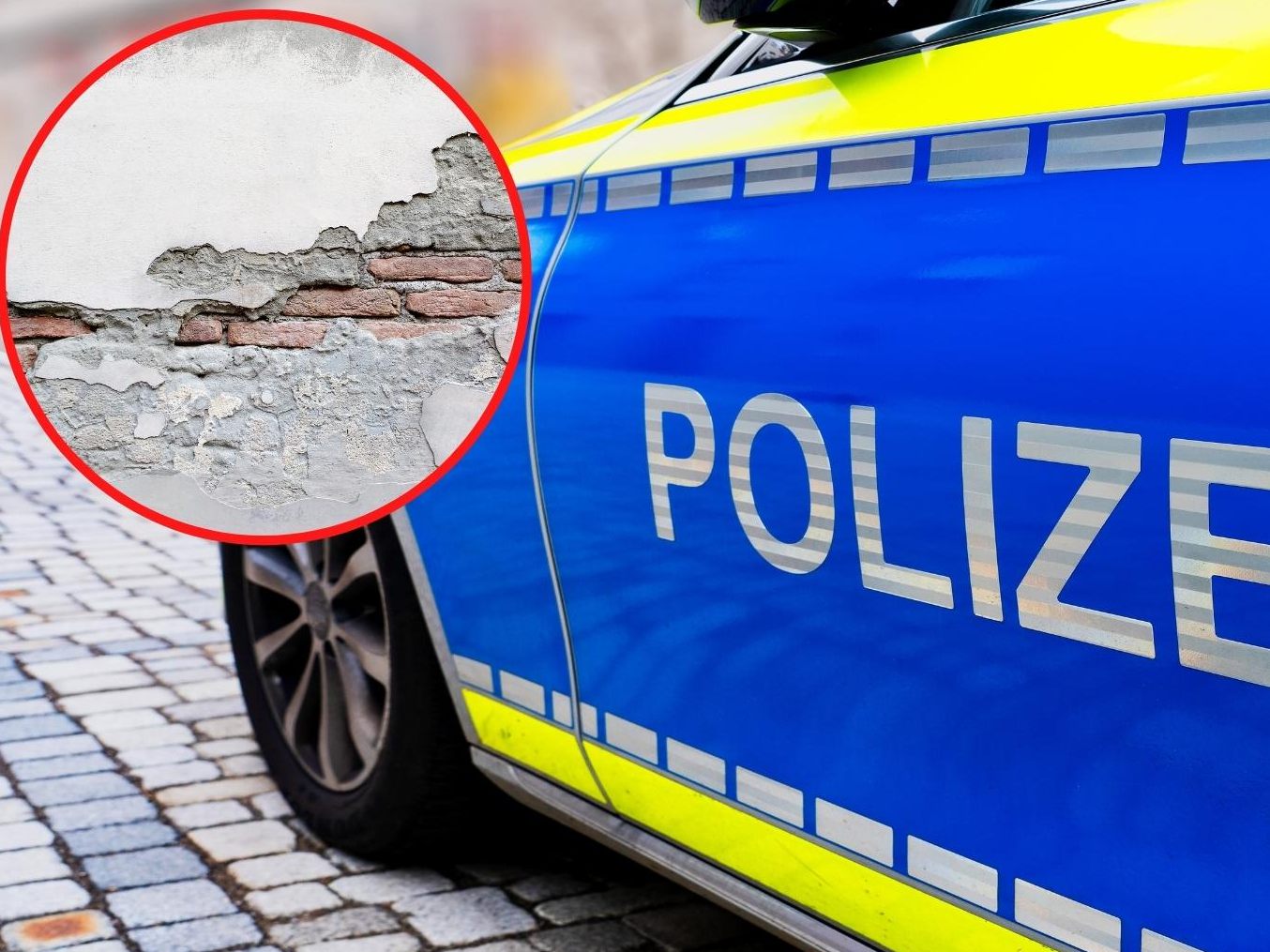 Sohn mauert Mutter ein