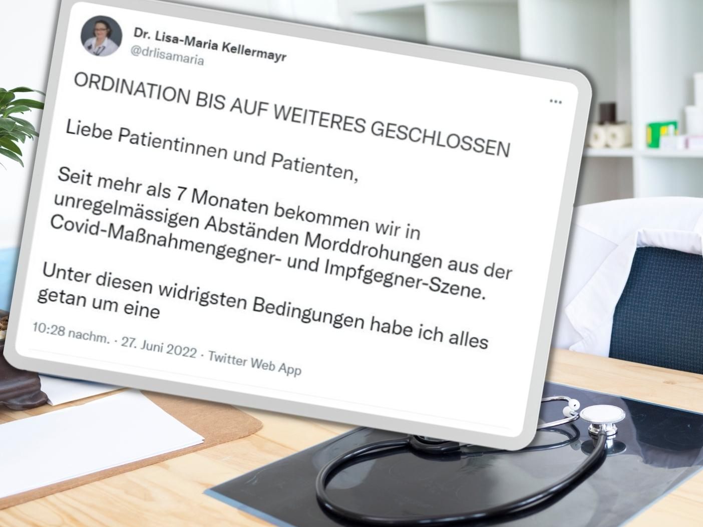 Dr. Lisa-Maria Kellermayr musste ihre Praxis schließen. Dr. Lisa-Maria Kellermayr musste ihre Praxis schließen.
