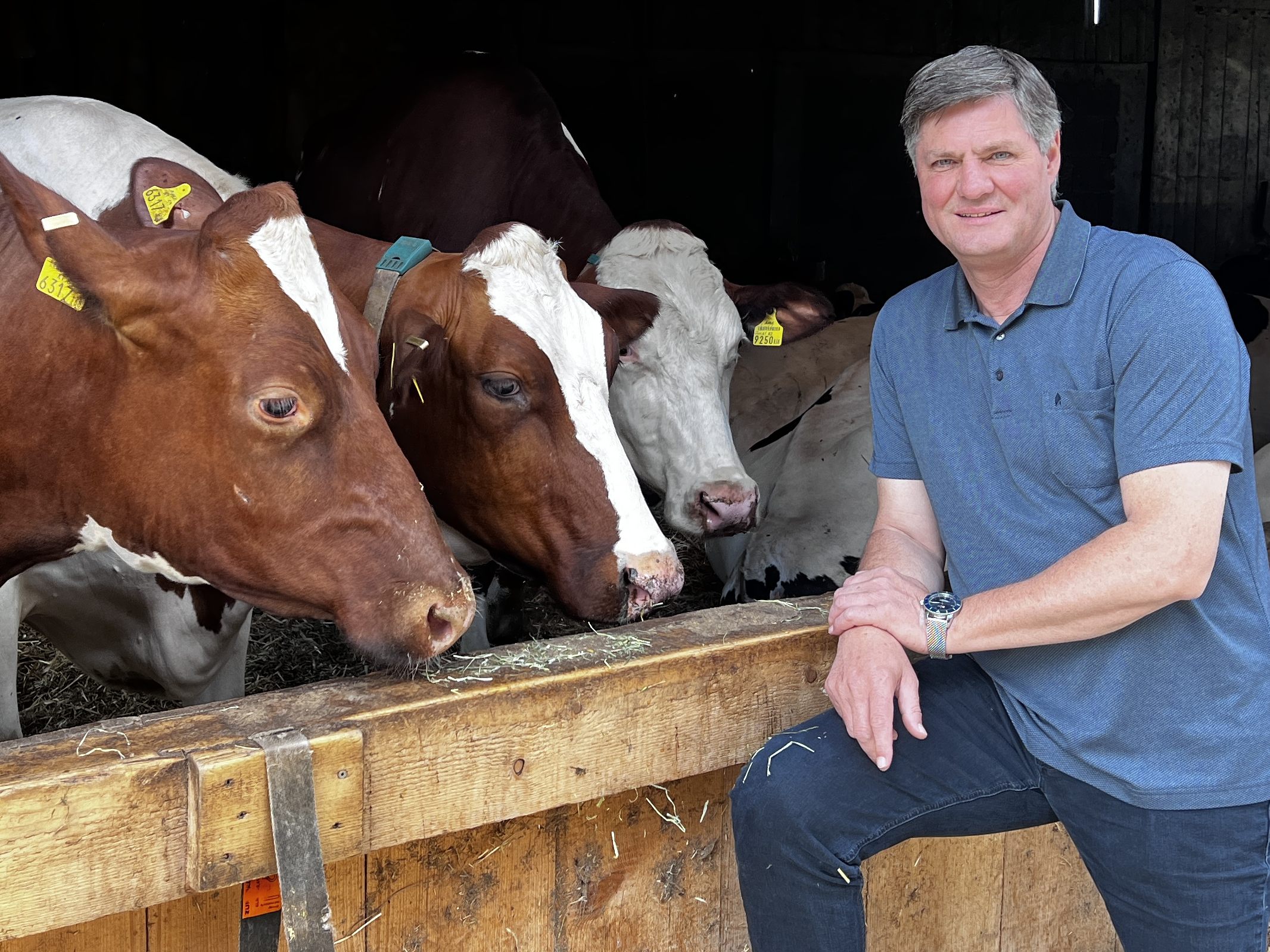 Landwirt und Feldkircher Vizebürgermeister Daniel Allgäuer hat gegen Blackouts vorgesorgt.